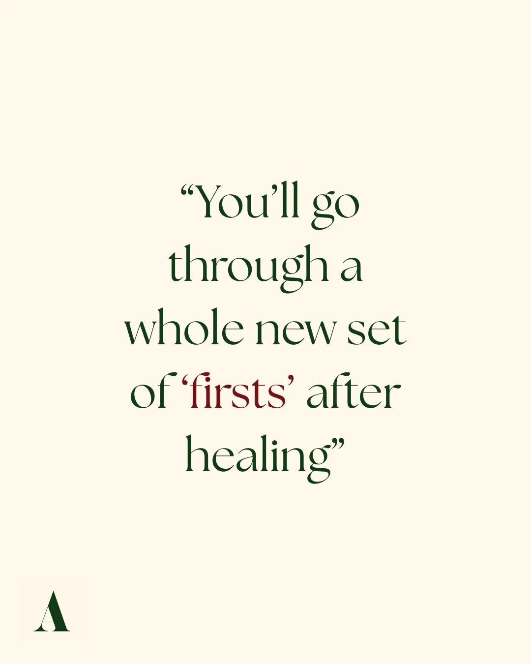 It&rsquo;s a strange moment when you realise that you&rsquo;re going into something for the first time as the &lsquo;healed&rsquo; version of yourself. Something you&rsquo;ve only known how to exist in as a previous version, where your motivations an