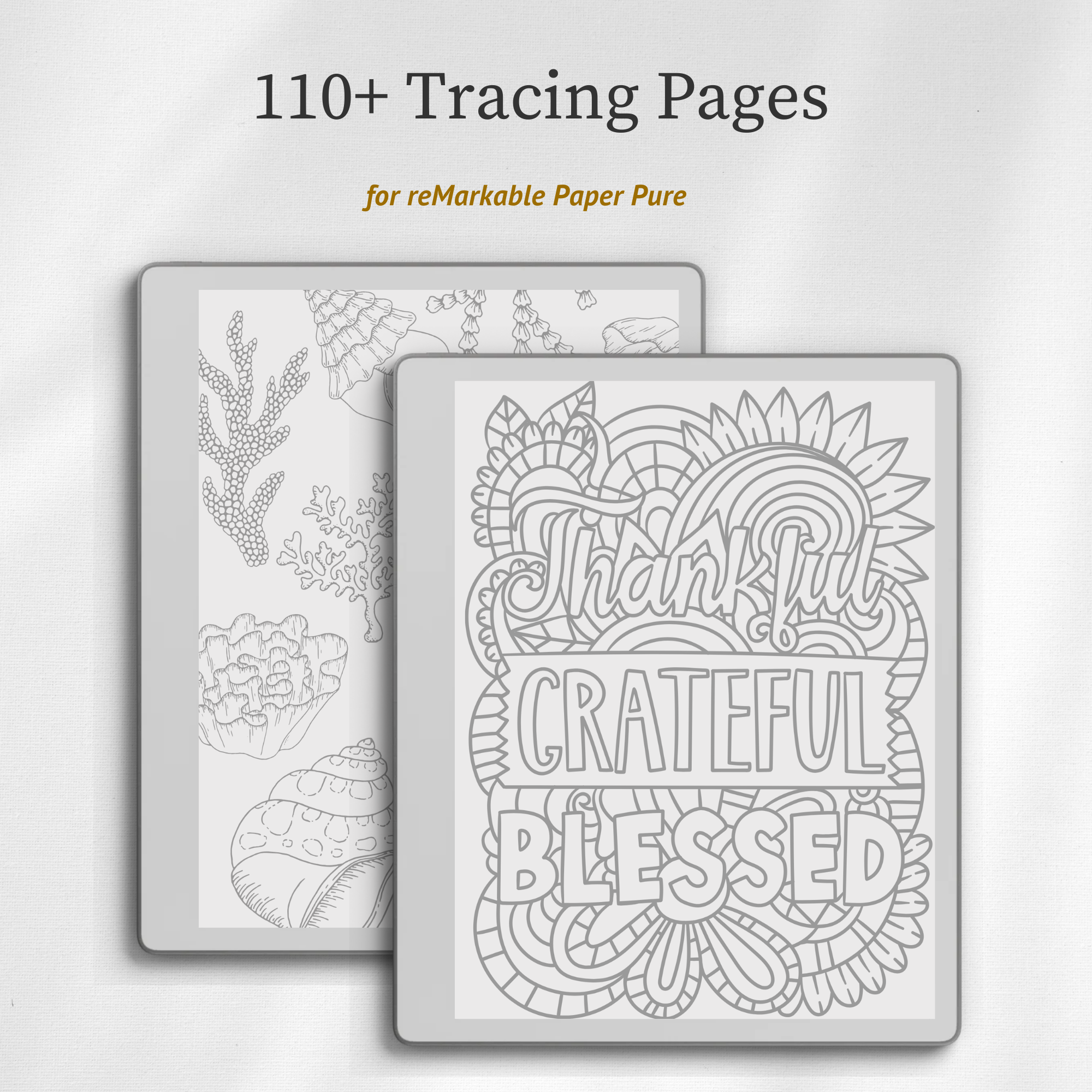 Tracing Book Bundle for reMarkable Pure