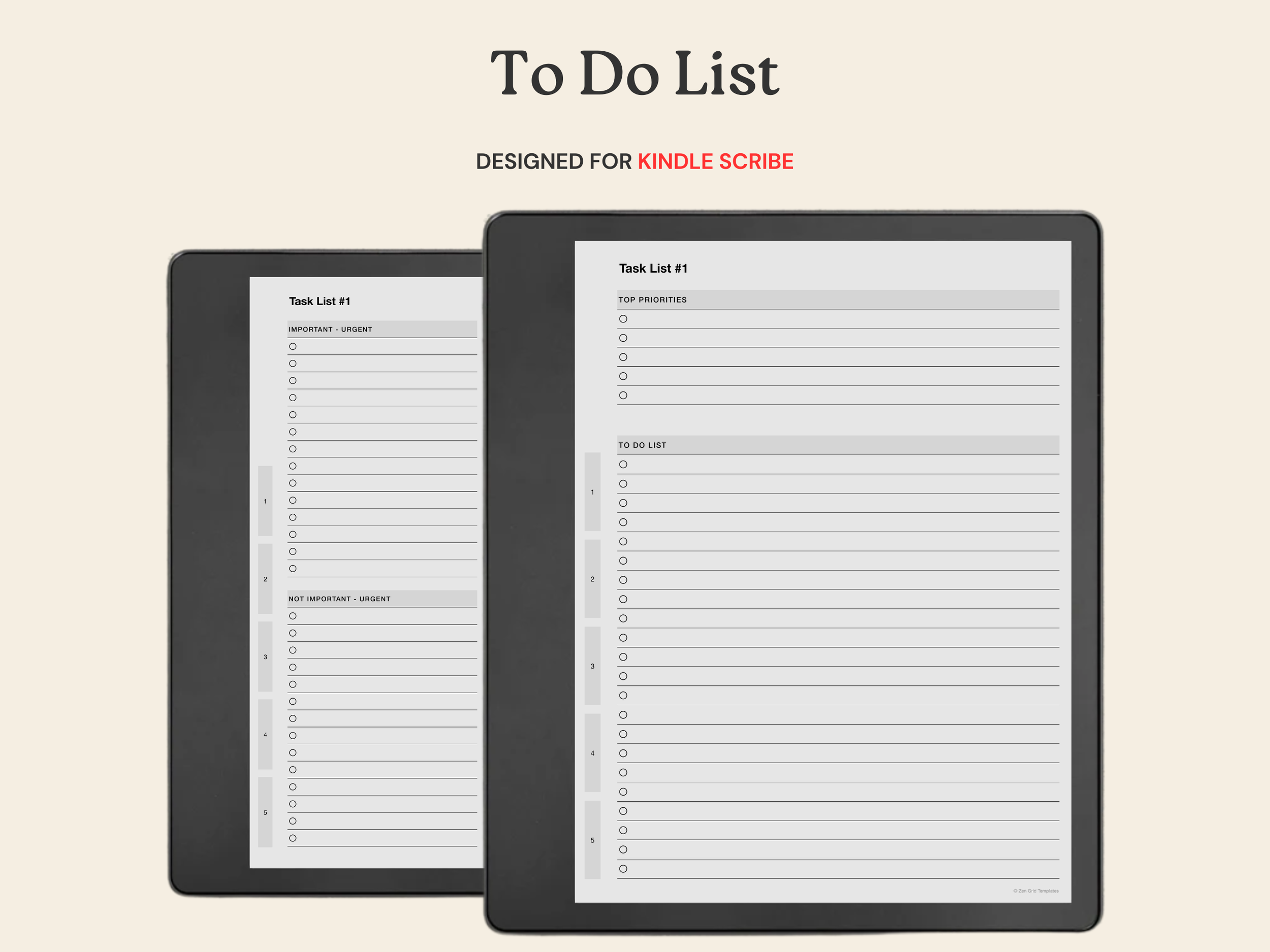 To Do List for Kindle Scribe