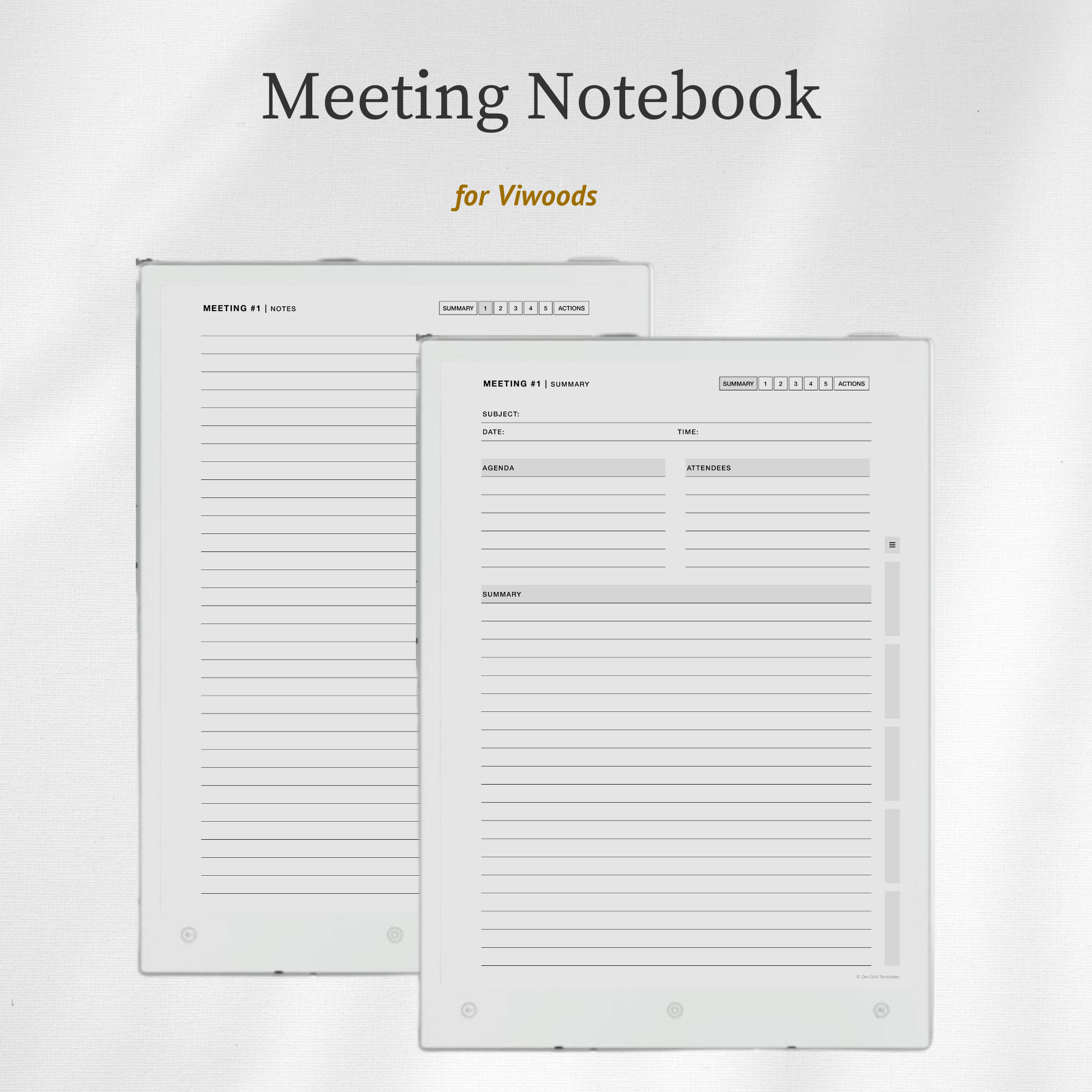 Meeting Notes for Viwoods