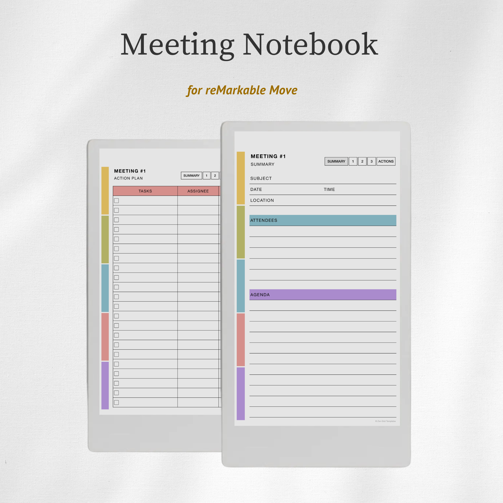 Meeting Notes for reMarkable Move