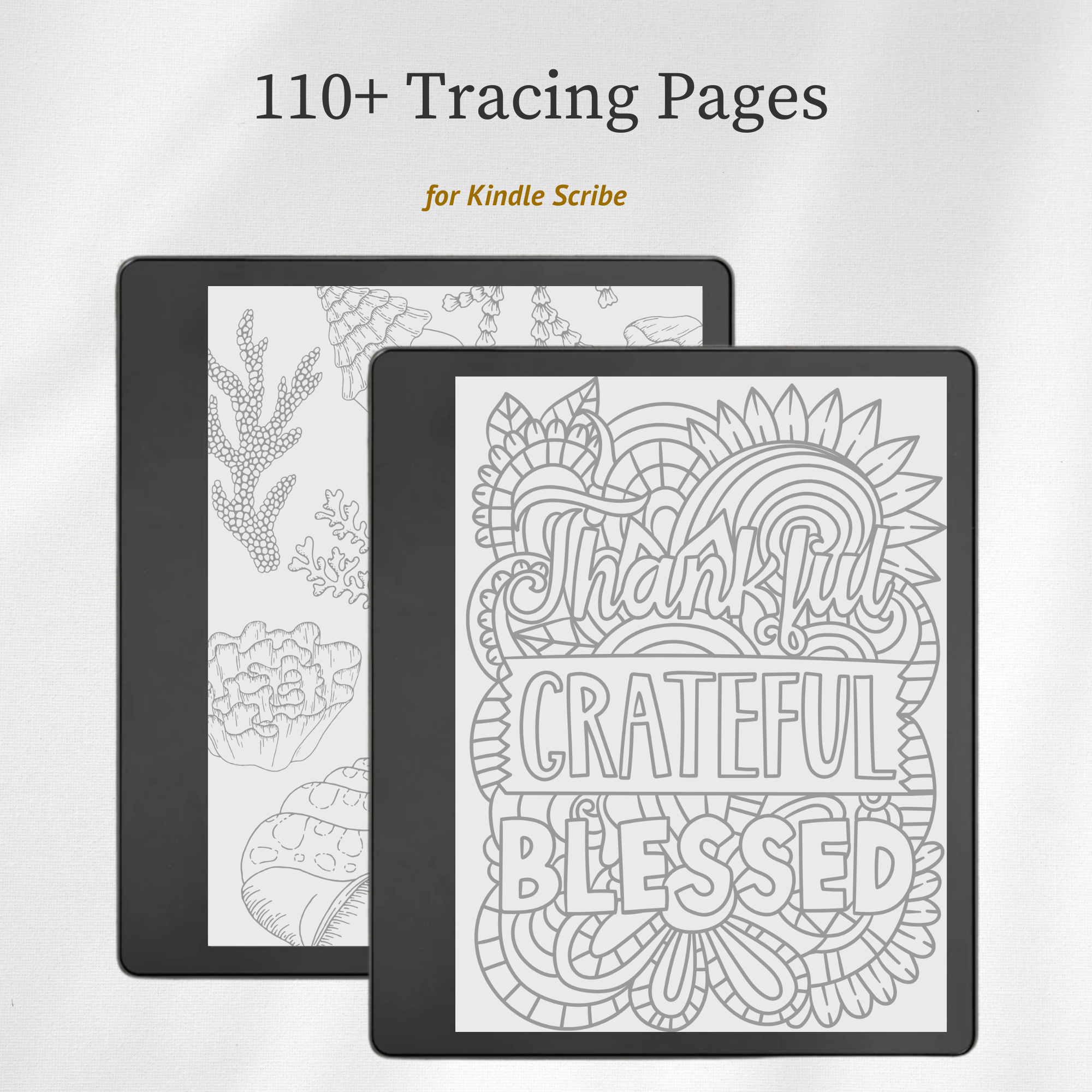 Tracing Book Bundle for Kindle Scribe