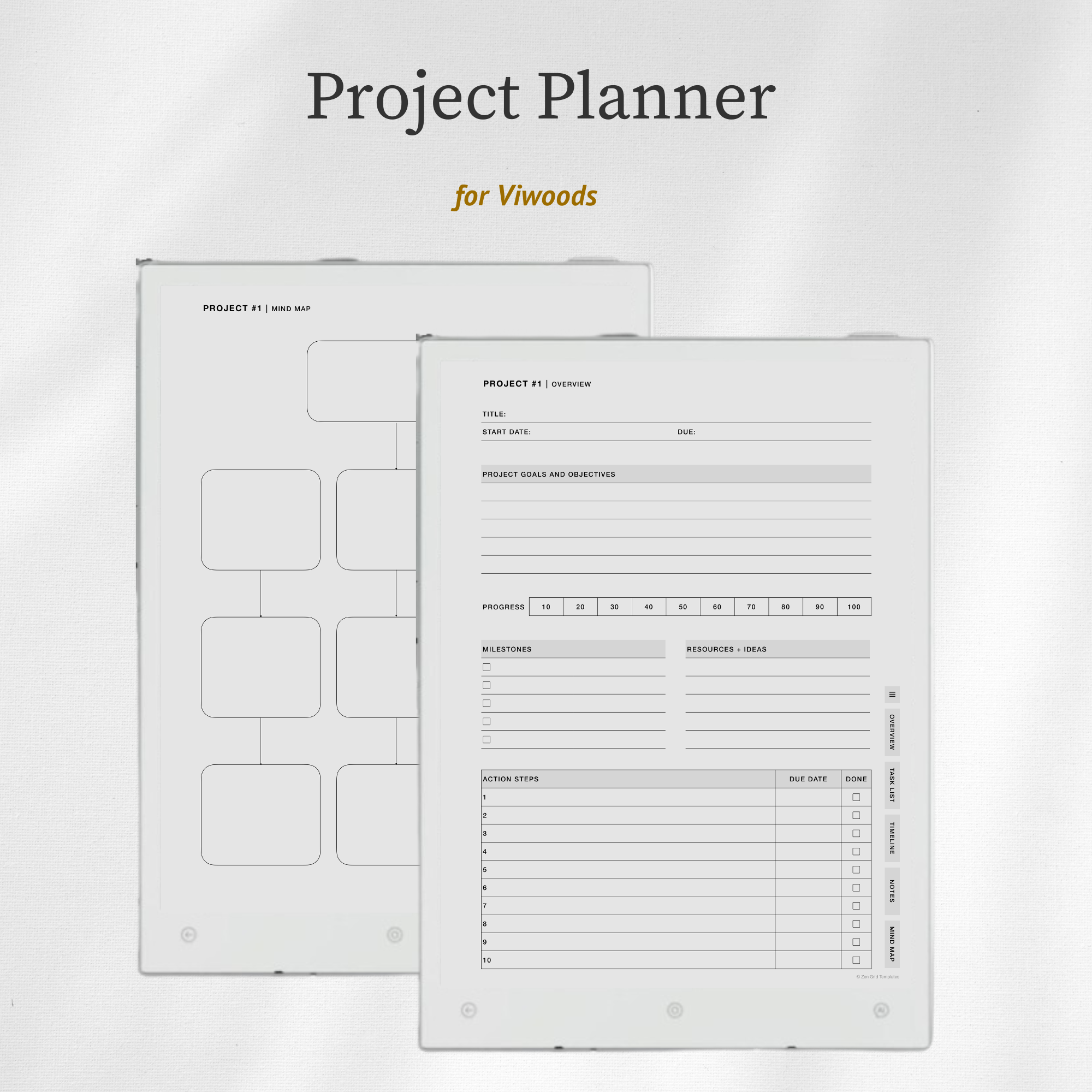 Project Planner for Viwoods