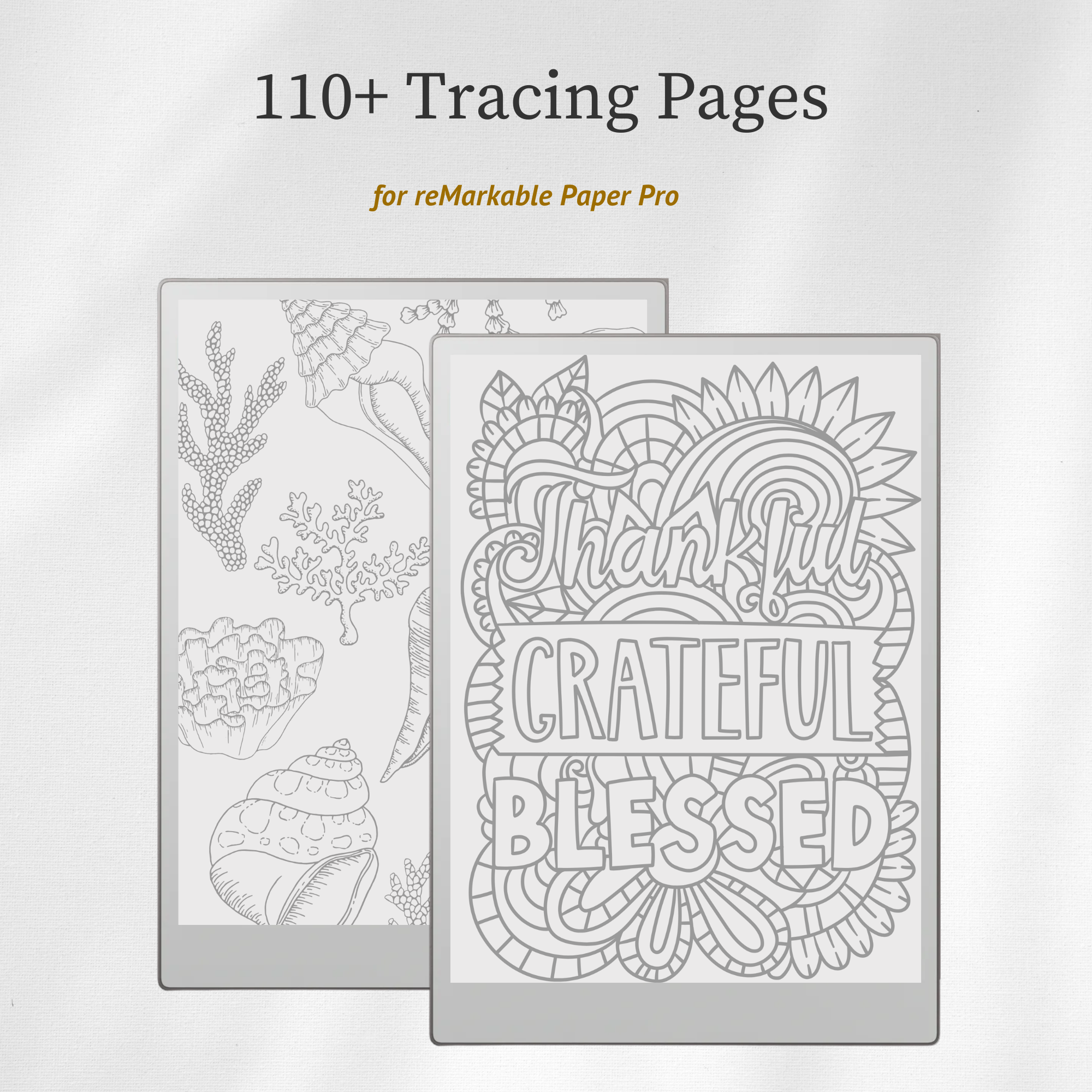 Tracing Book Bundle for reMarkable Paper Pro
