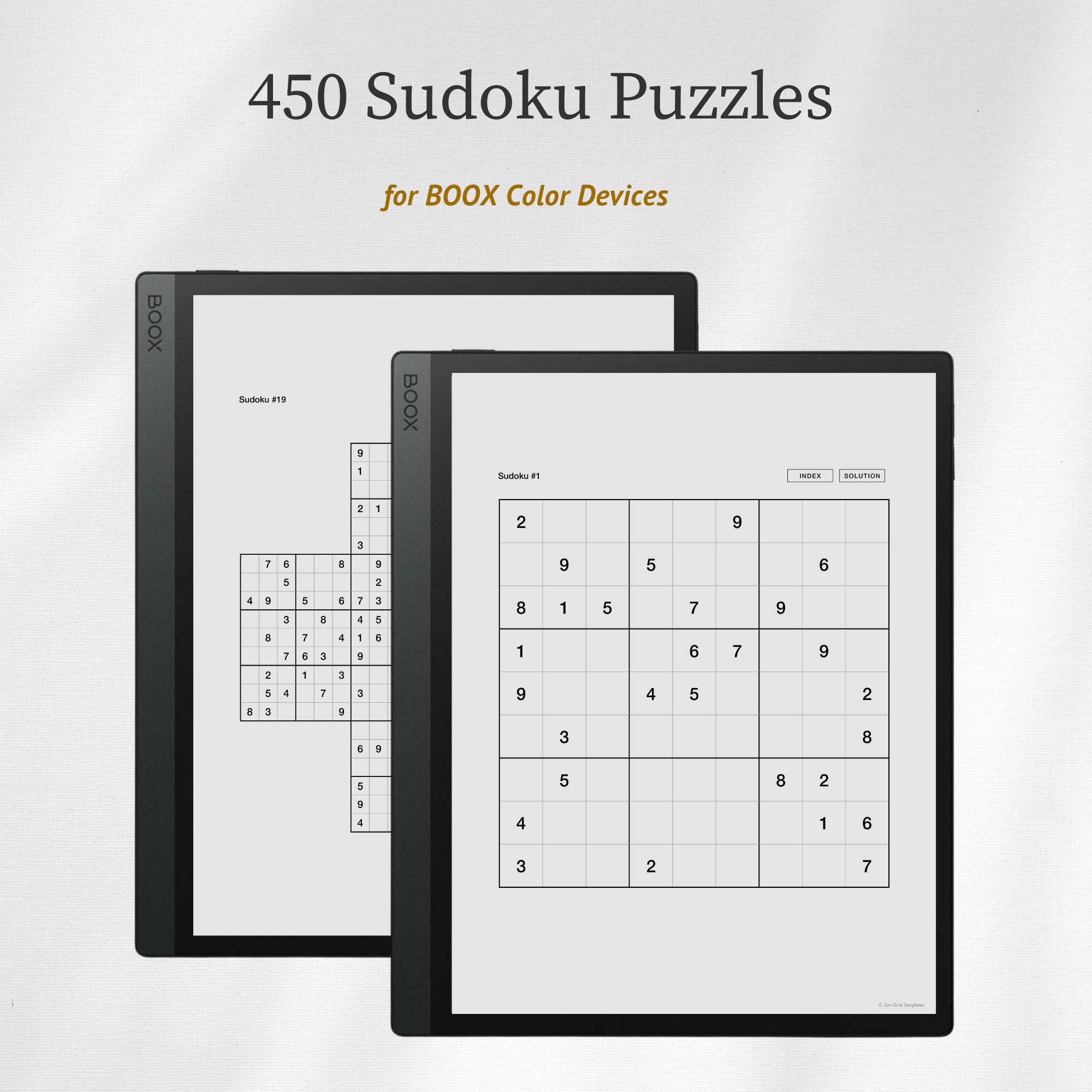 Sudoku Puzzle for BOOX