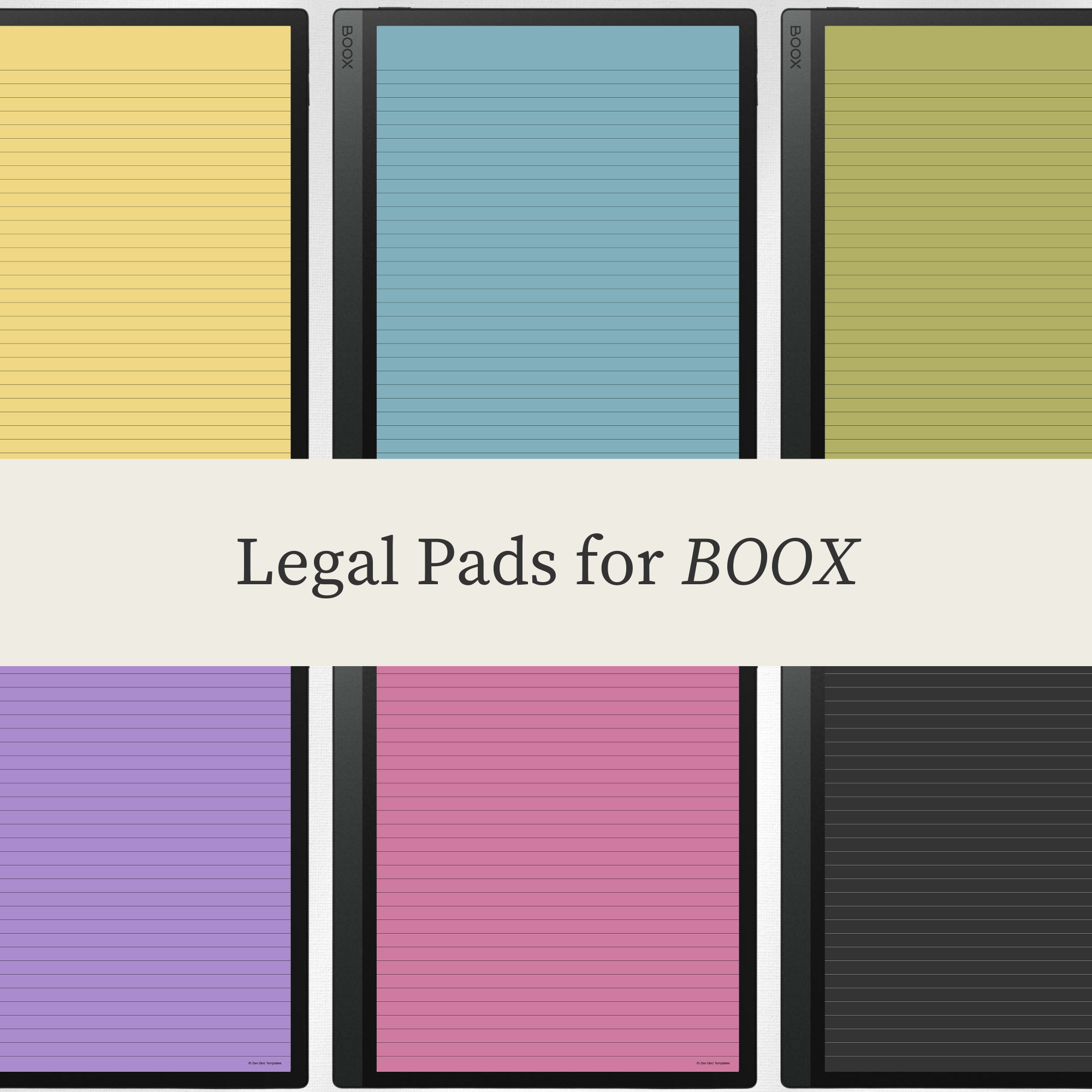 Color Legal Pad for BOOX