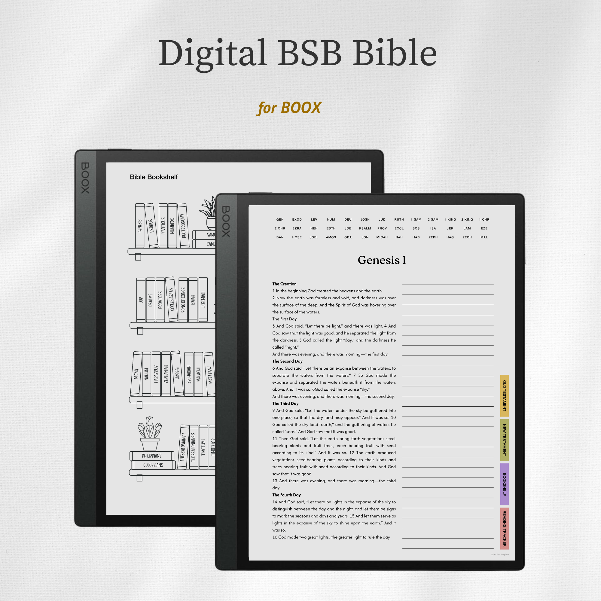 Digital Journaling Bible for BOOX