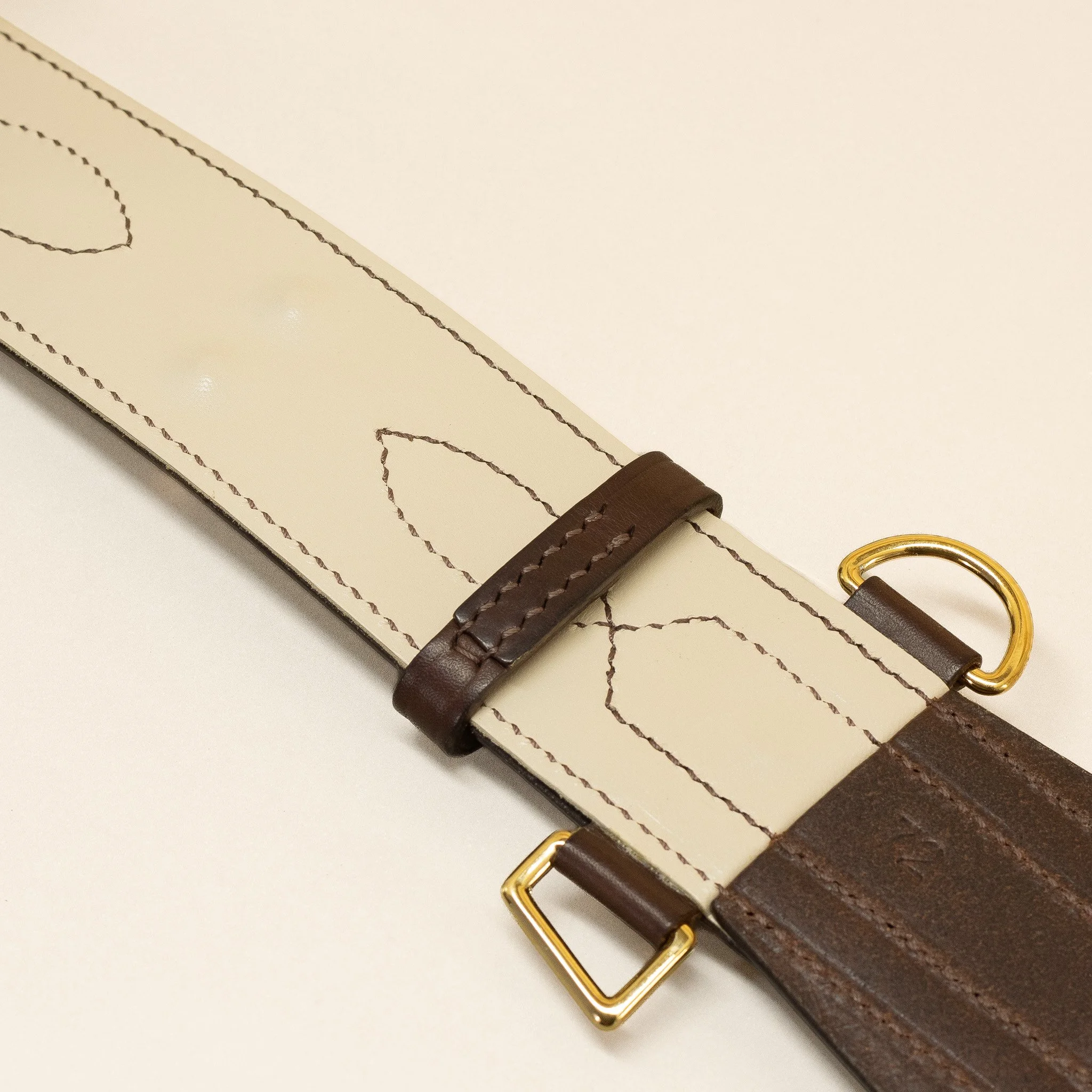 Australian defence specification sam browne sword belt dark brown
