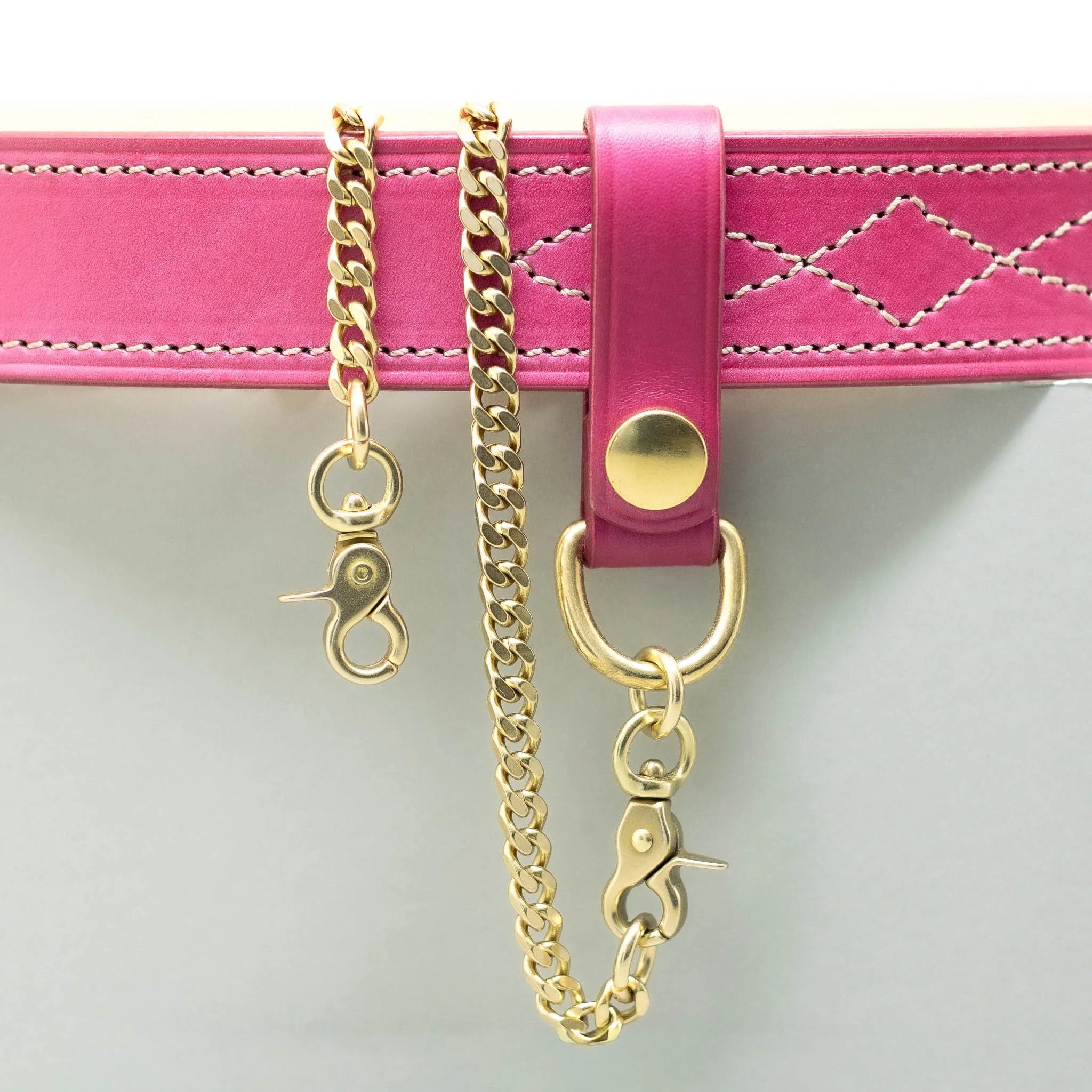 Belt Loop with Chain - Pink
