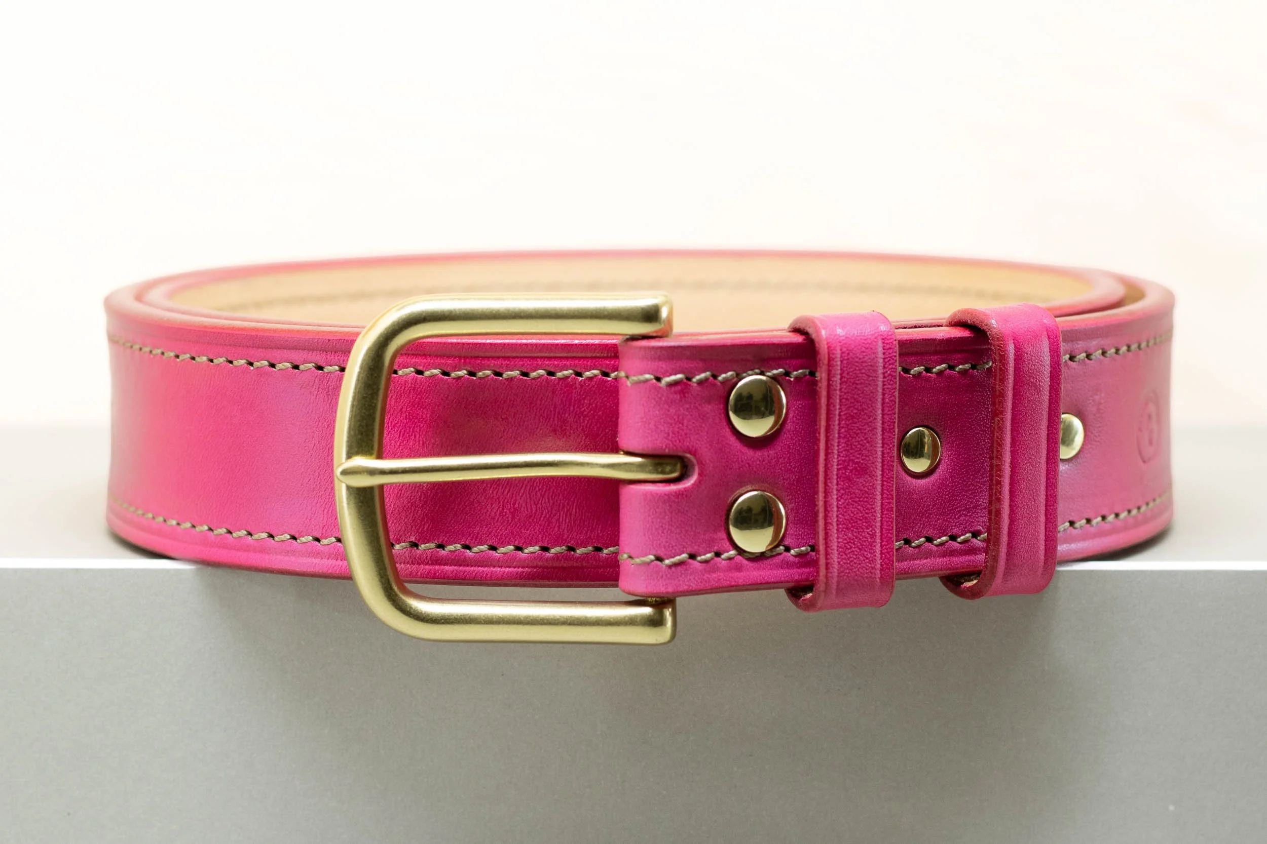 Colour Belt - Half Buckle 38mm - Pink