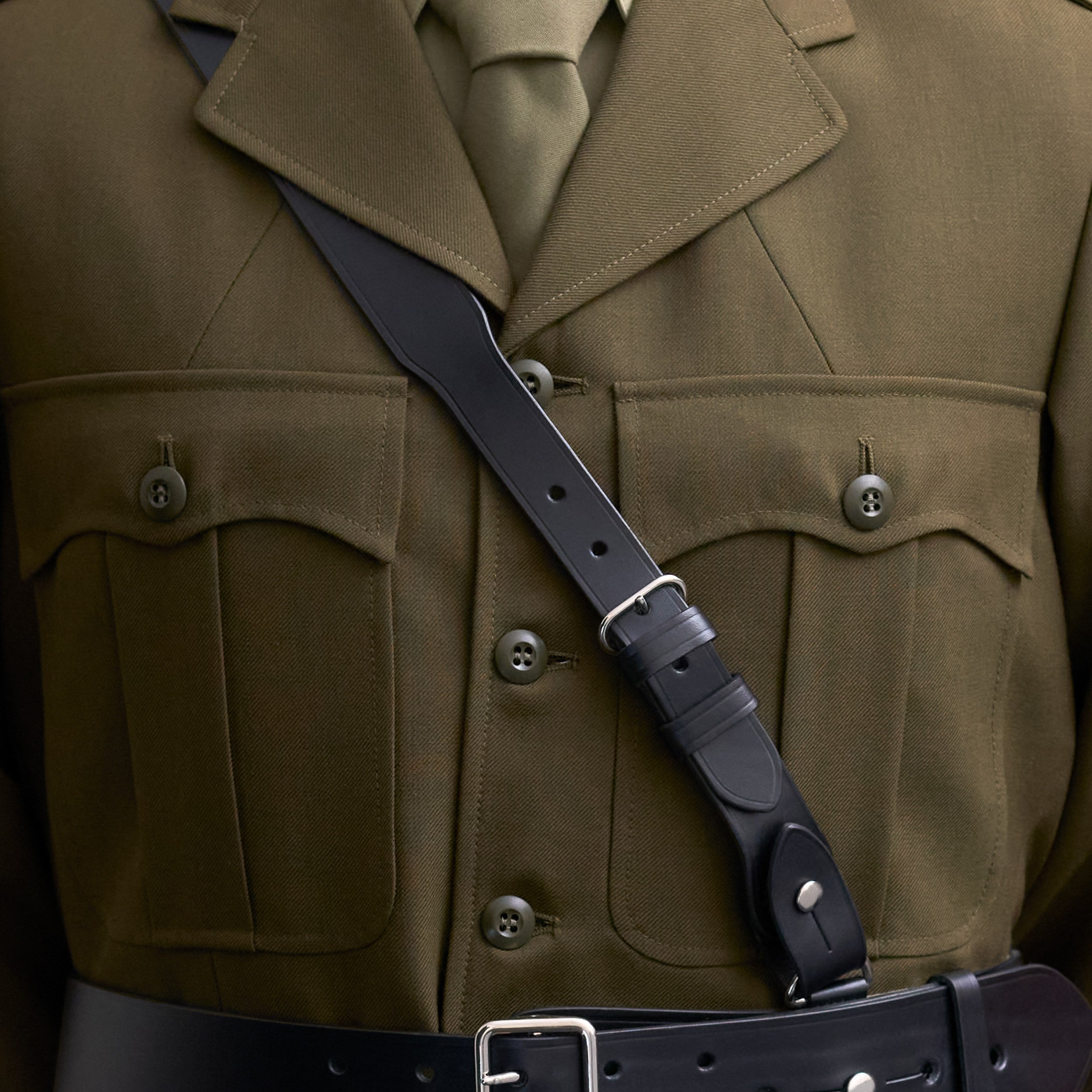 Shoulder Strap - Black -  Sam Browne