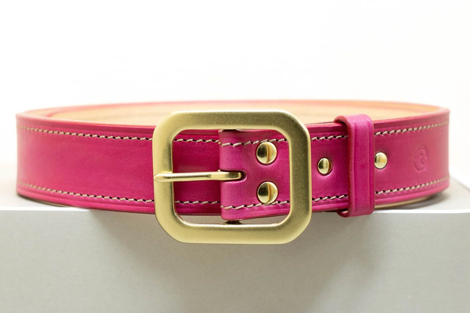 Colour Belt - Square Buckle 38mm - Pink