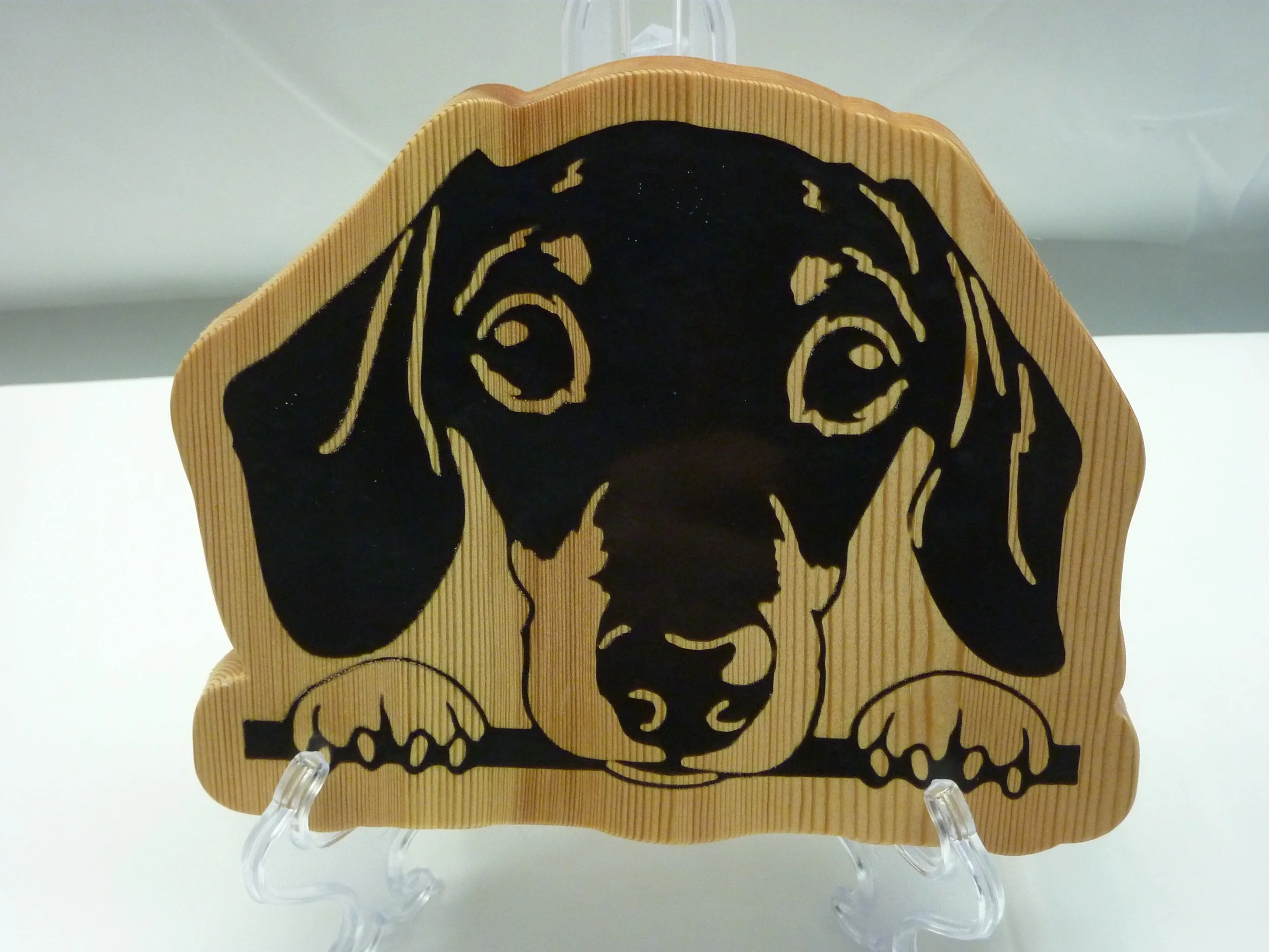 Dachshund Novelty Head With Feet.