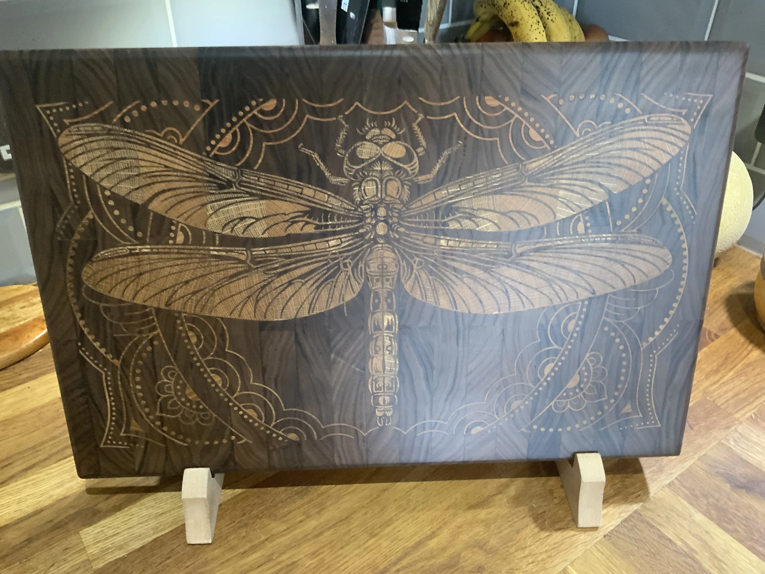 Dragon Fly Cutting Board