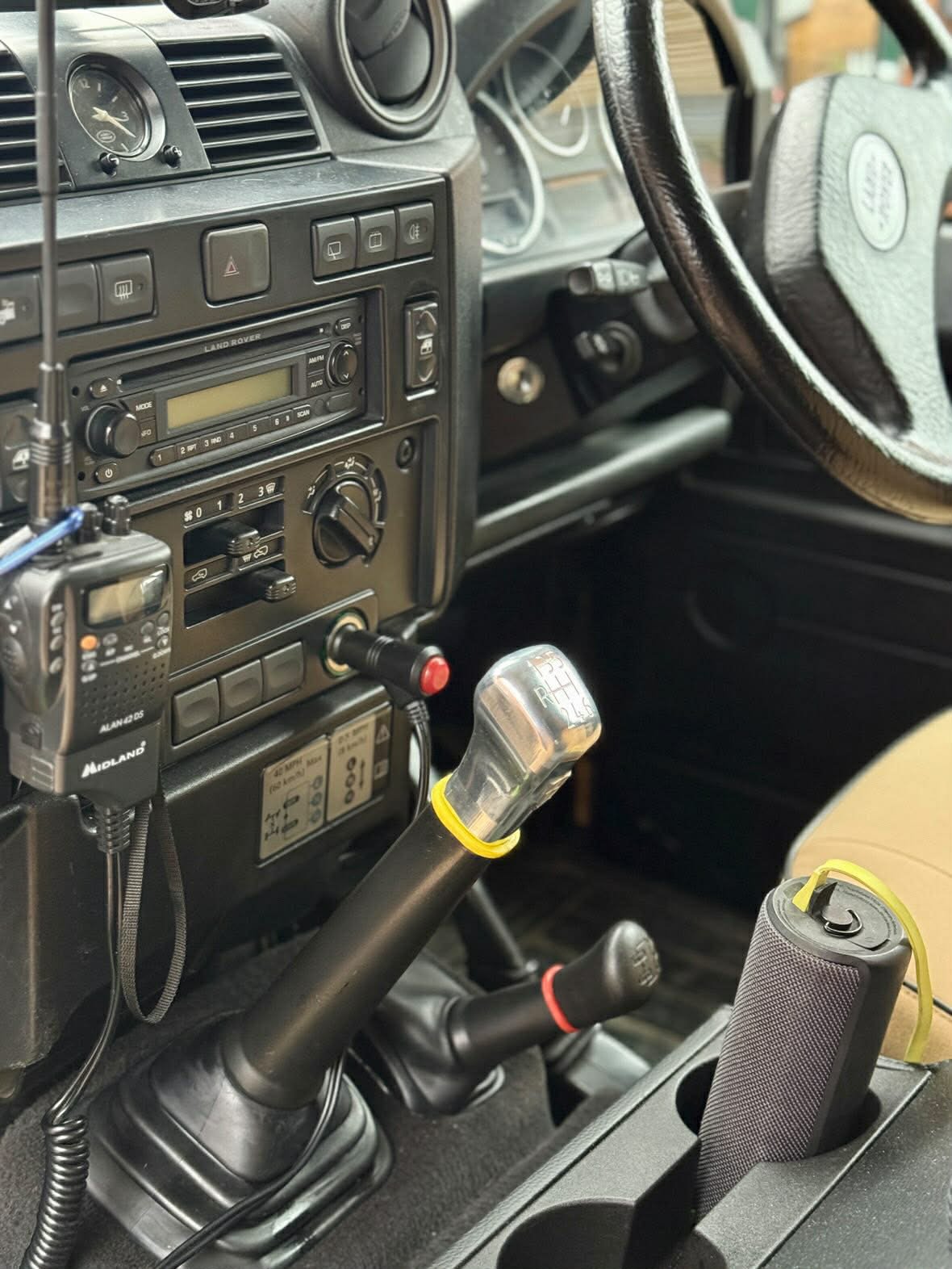 Billet Aluminium Land Rover Defender Puma Gear knob 2007 - 2016