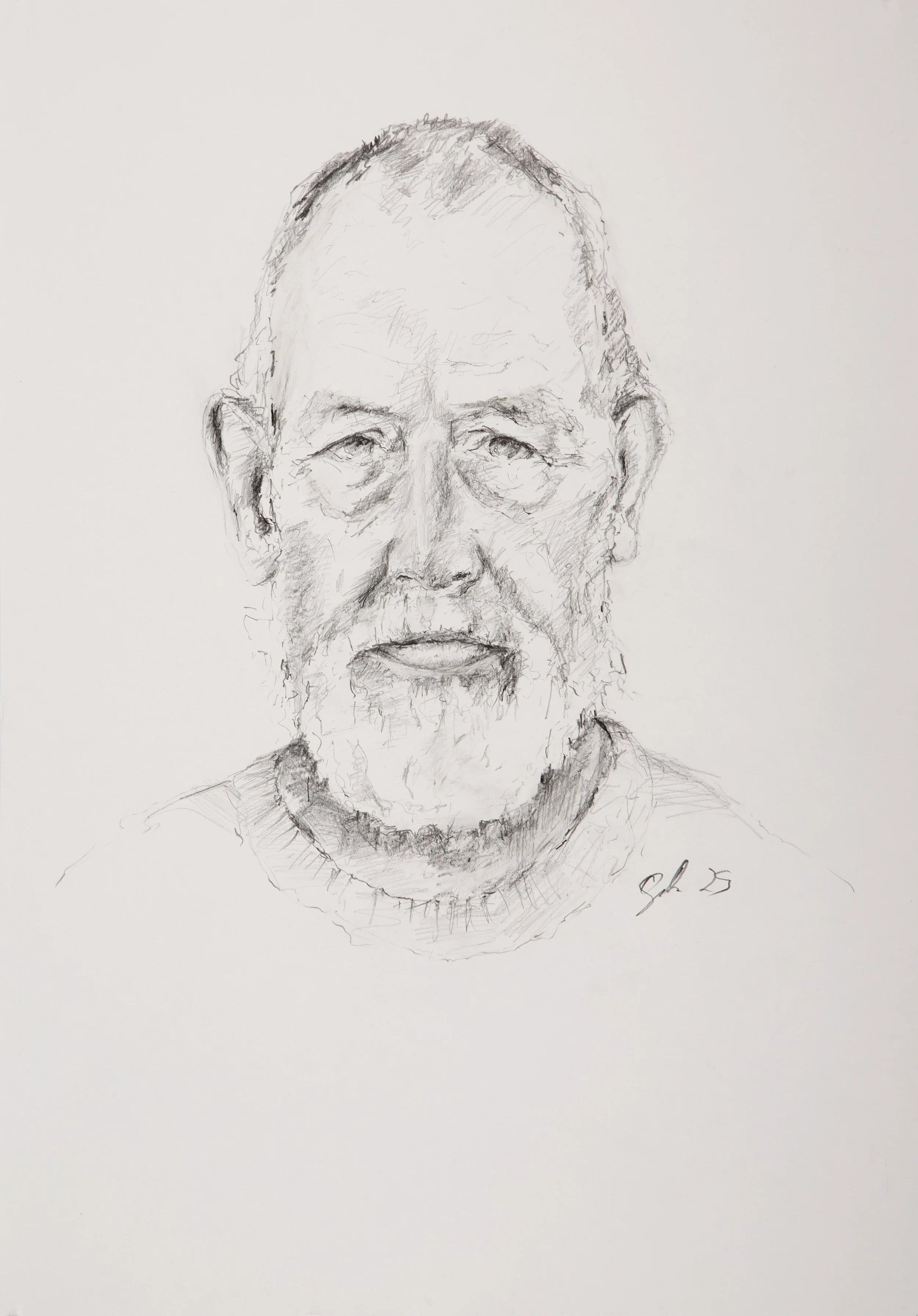 Norbert 2023, Bleistift, Papier, ca. 60 x 40 cm