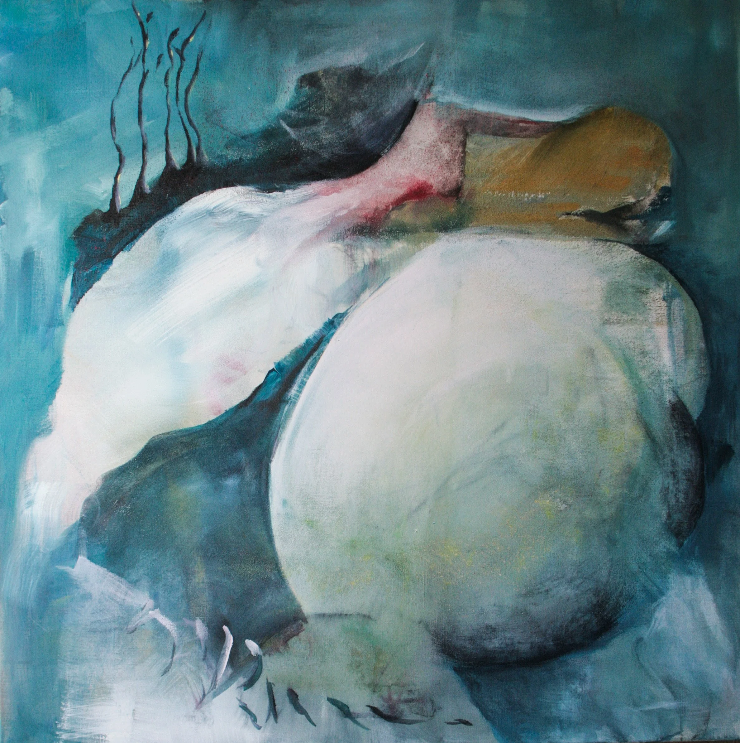 Ohne Titei 2026, Acryl, Leinwand, 100 x 100 cm