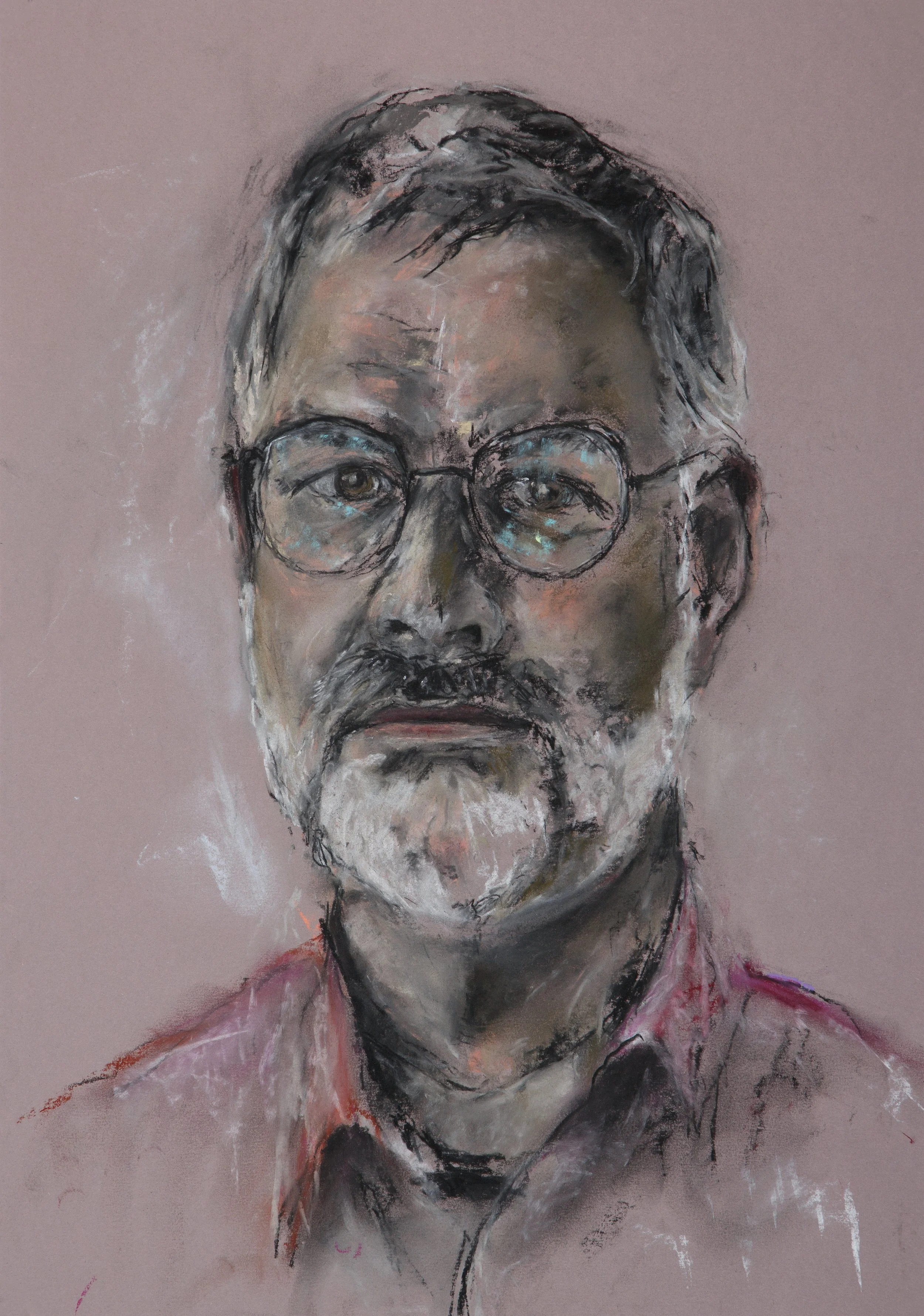 C. 2022, Pastell u. Kohle, Tonpapier, 47 x 33