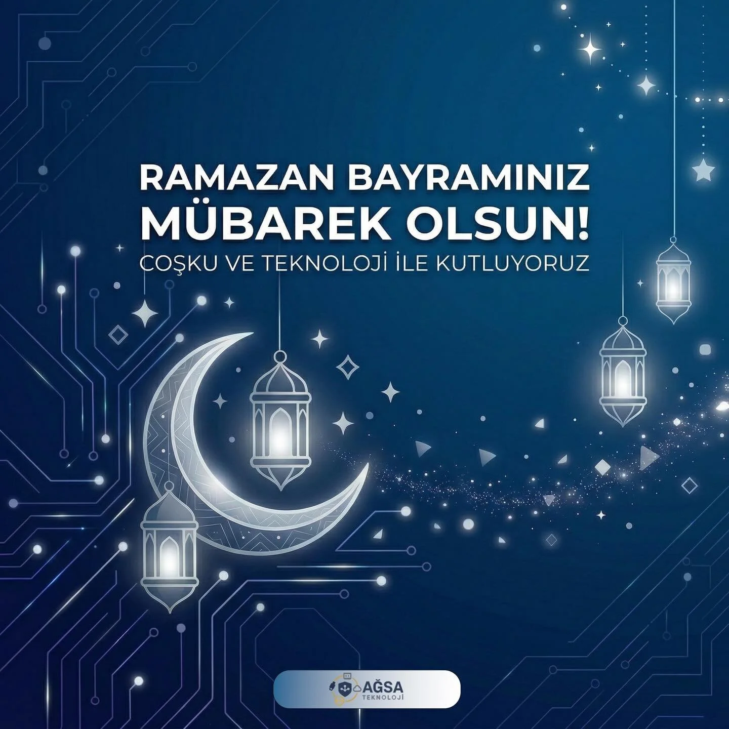 Bağlantılar sadece network kablolarıyla olmaz&hellip;
Bazen bir tebess&uuml;m, bazen bir bayram mesajıdır.

Ağsa Teknoloji olarak herkesin Ramazan Bayramı&rsquo;nı kutluyoruz.
Sevdiklerinizle birlikte nice g&uuml;zel bayramlara! 🌙

#ramazanbayramı #