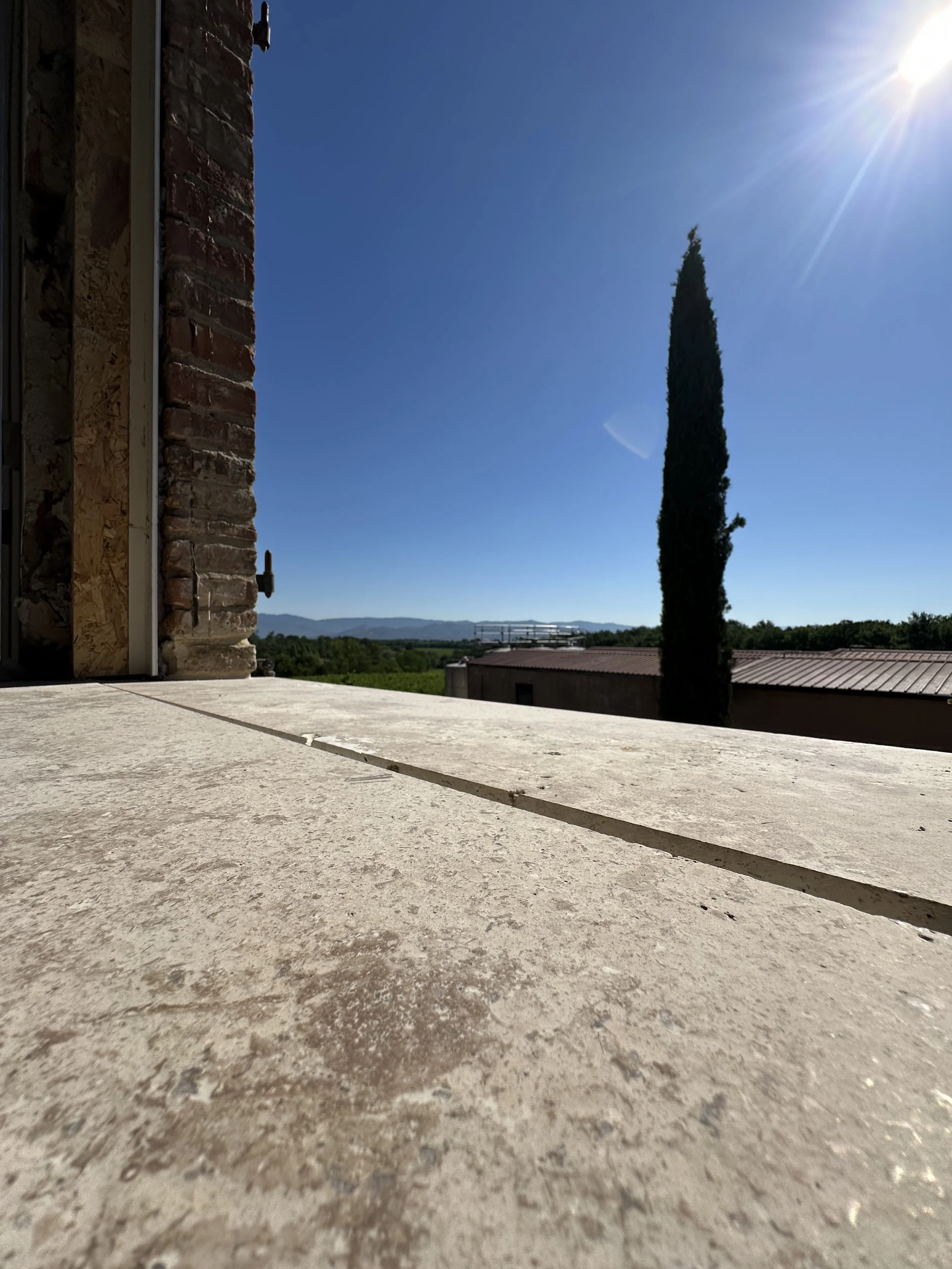 limestone view tuscany construction luxury lusso costruzione travertino toscana