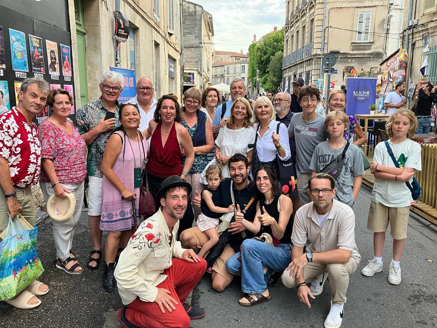 Hier apr&egrave;s le spectacle et la captation nous avons pris le temps de faire une photo avec le public qui ne devait pas filer vers d&rsquo;autres spectacles. Il y&rsquo;avait du monde et c&rsquo;&eacute;tait une soir&eacute;e magnifique. Ce soir 