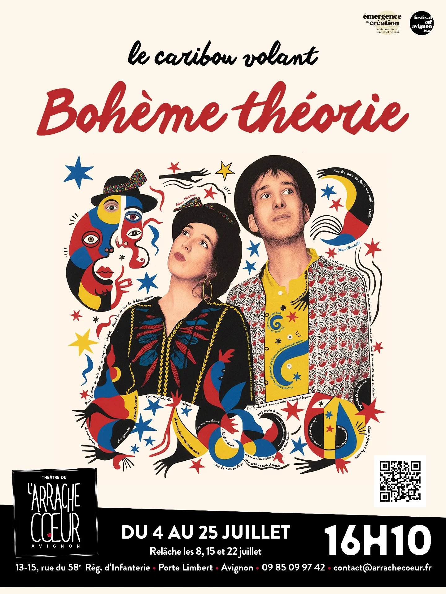 Tadamm !!! Rendez-vous cet &eacute;t&eacute; au @arrachecoeuroff ! On est super contents de faire partie de la programmation de ce th&eacute;&acirc;tre qui met en avant la chanson sous toutes ses formes. La billetterie est d&eacute;j&agrave; en ligne