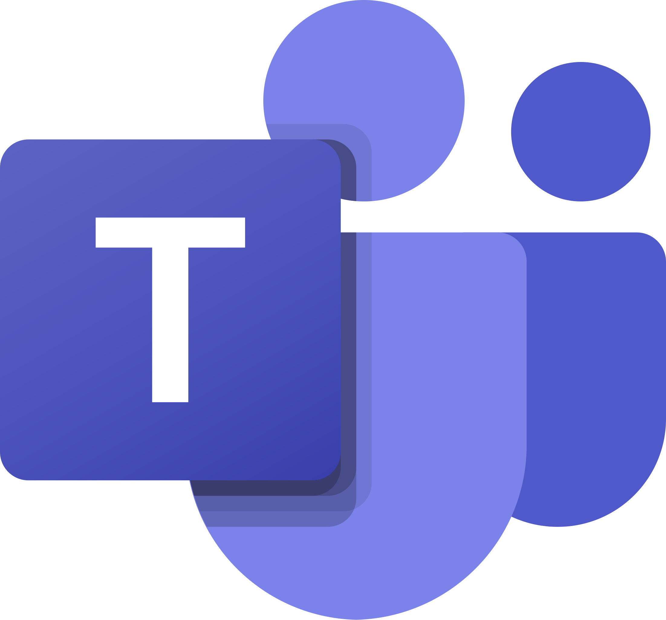 Facebook logo with a large letter 'T' on a blue background.