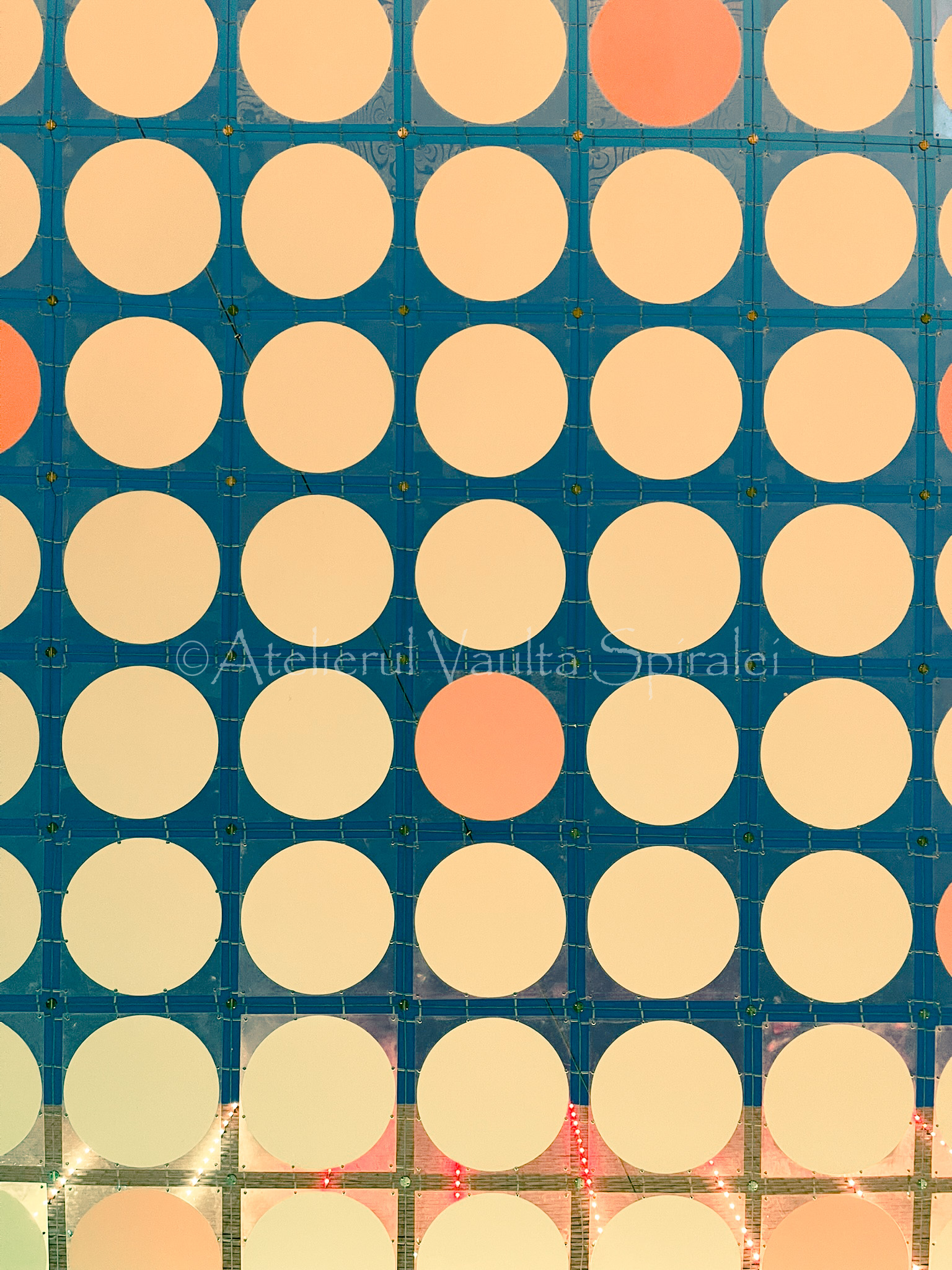 Modular Circles — Buttercream -  Pattern