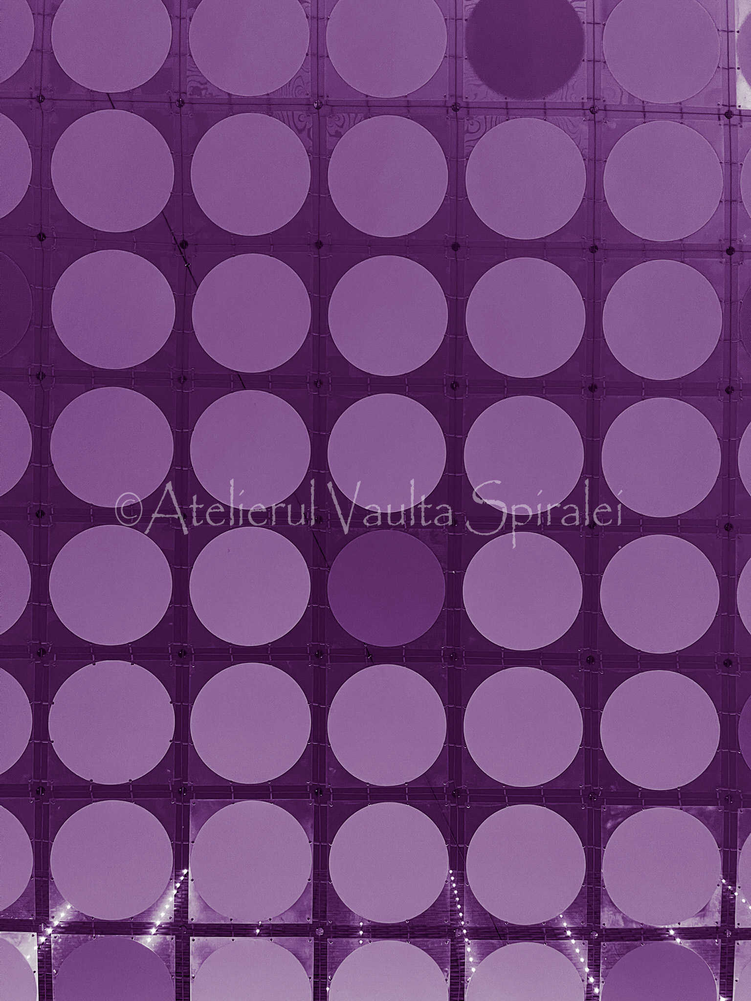 Modular Circles — Violet -  Pattern