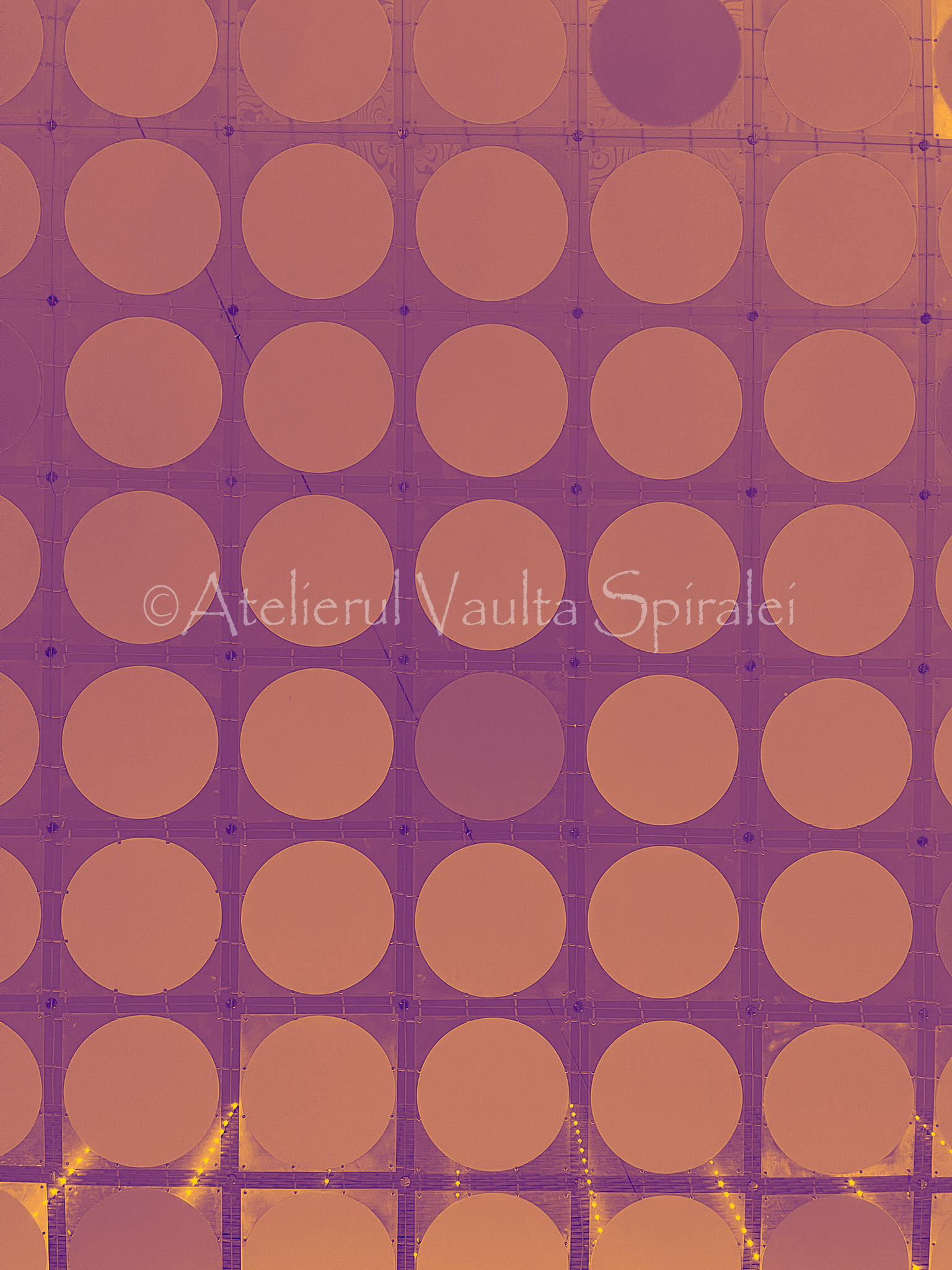 Modular Circles — Gilded Plum -  Pattern