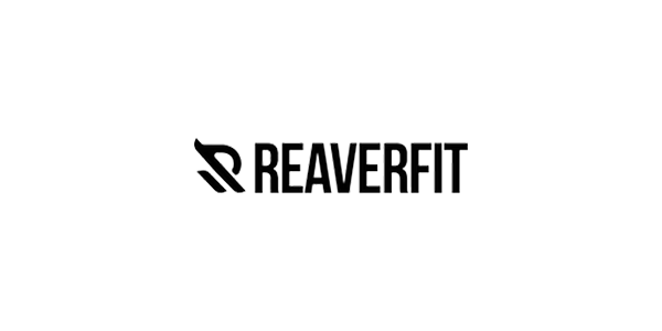Logo de Reaverfit en noir et blanc.