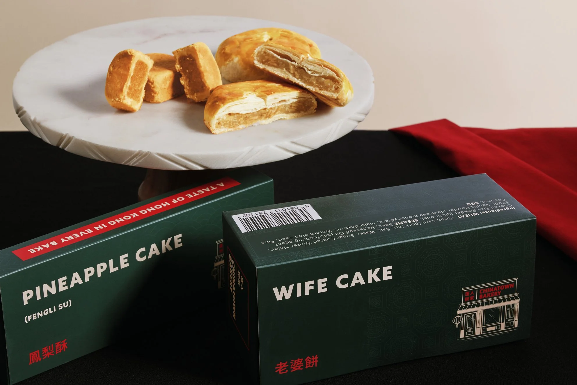 Chinatown Bakery Packaging for cakes