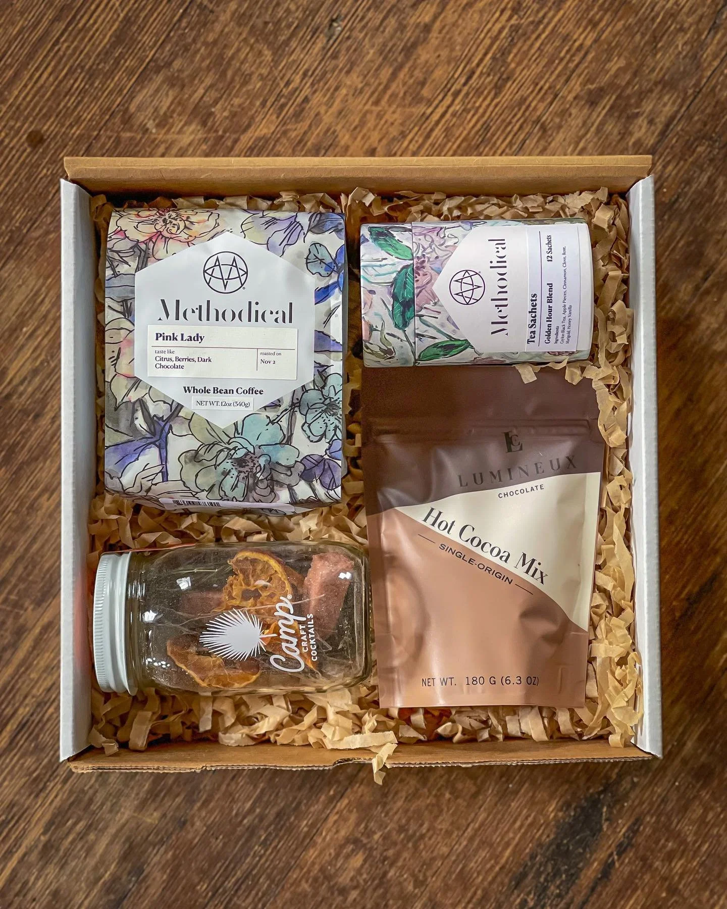 Holiday season is upon us, and we are here to help provide locally sourced gifts for your clients, friends, and family. We have a selection of curated boxes, as well as customized boxes. Let us help you express gratitude to those that mean the most t