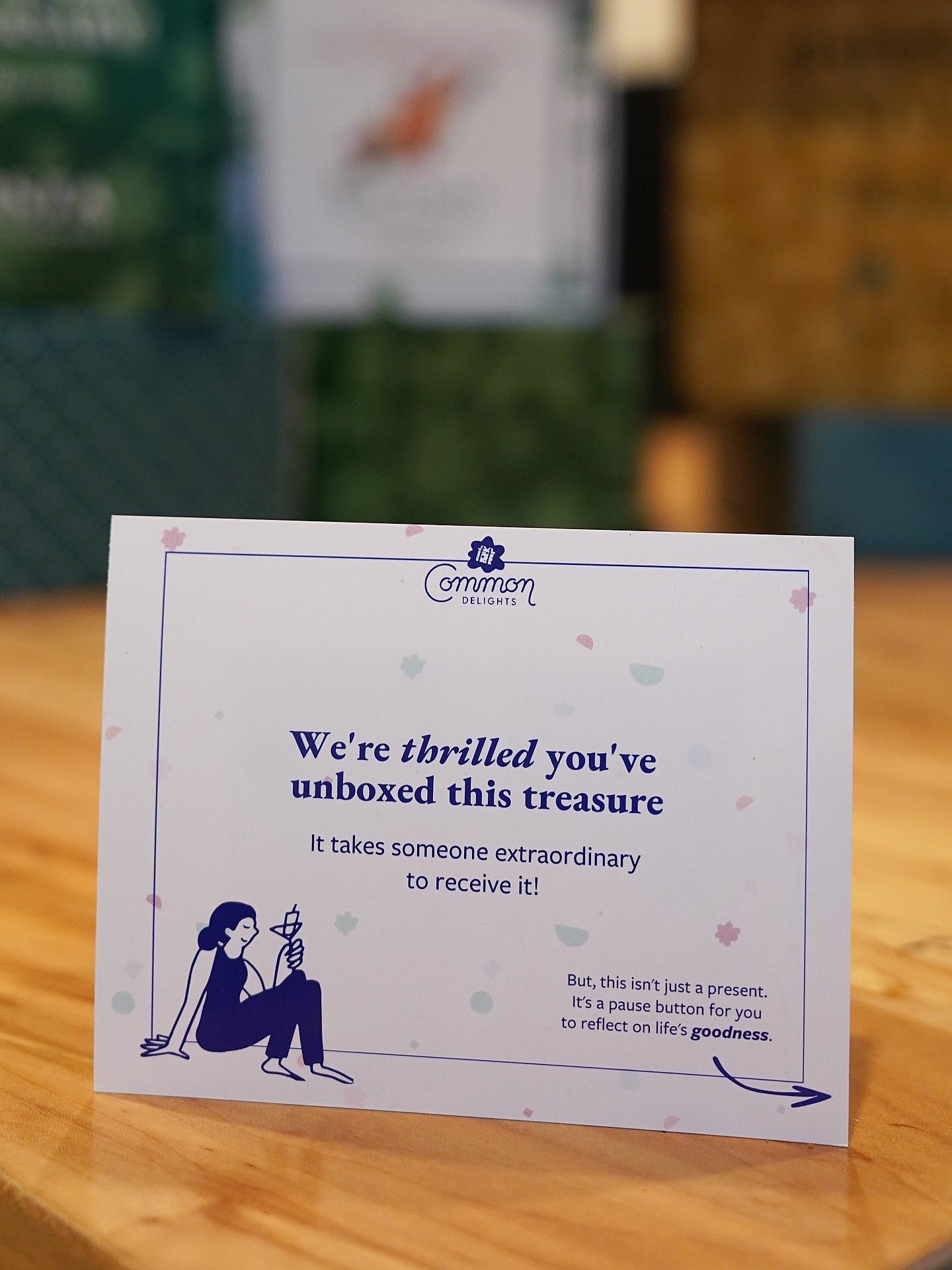 A gift can say a lot. And a Common Delights box says you genuinely care ✨ 

Inside every box is more than a gift&mdash;it&rsquo;s a small moment of joy 😊

We curate every detail so your clients feel extraordinary, appreciated, and connected to the g