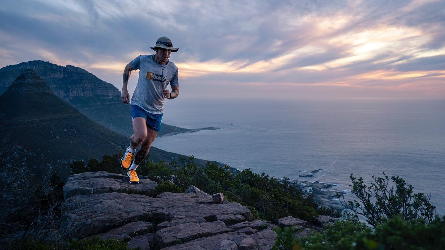 Chasing the the light with @roelof_mostert 
.
We are all about the mountains and it&rsquo;s been impressive witnessing Roelof own some of the Capes peaks.
.
Check him out. 
.
#sendthecheque #optoutside #adventurestartshere #trailrunning