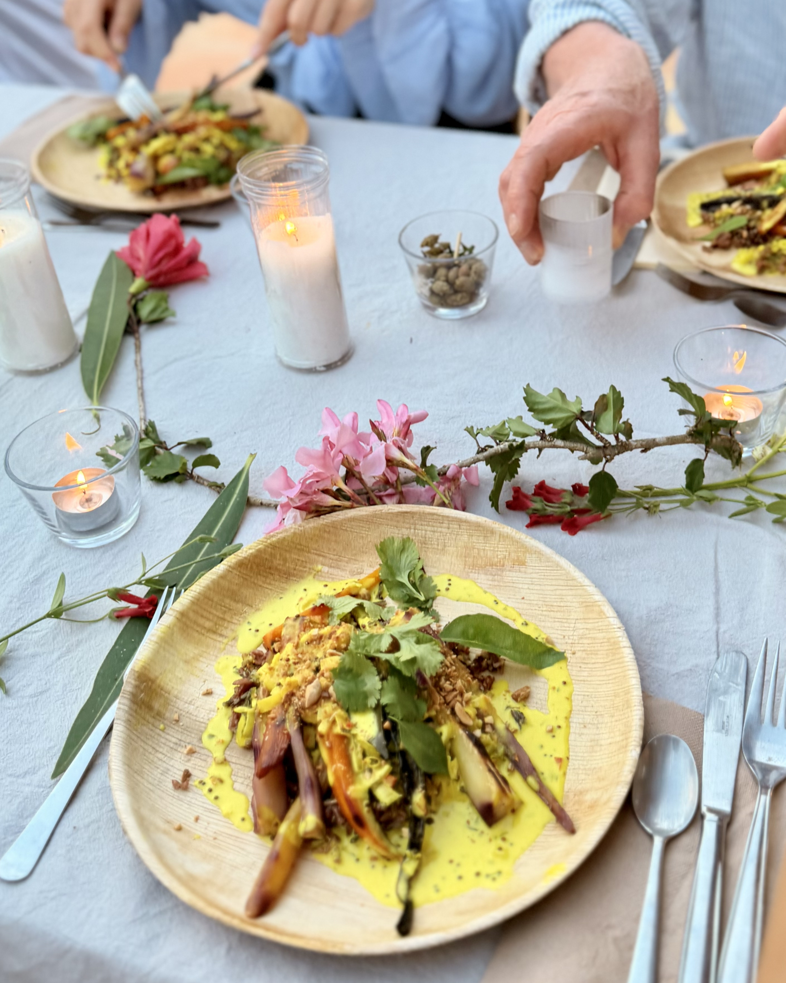 Eten gemaakt door Pleunie Kerckhoffs tijdens Ibiza yoga en breathwork retreat  YOGADNA