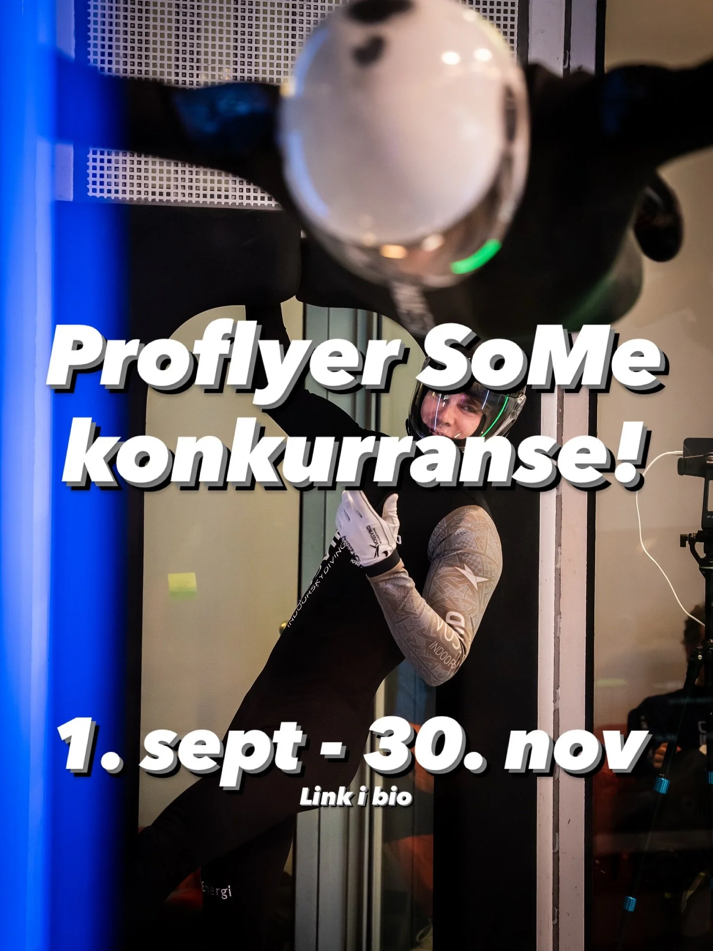 Proflyer: Beste SoMe-innlegg h&oslash;sten 2025 er i gang! 

Vis oss flygleden! Post ditt beste tunnel-klipp fra VossVind i perioden 1. sept - 30. nov.

Slik deltar du:
1. Post innlegg eller reel som inneholder flyging p&aring; VossVind. 
2. Tagg @vo