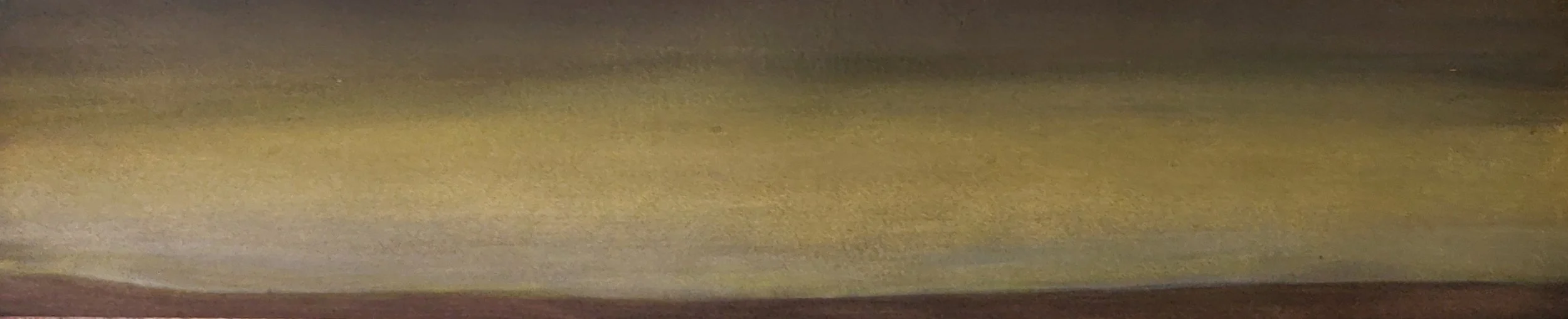 Silent Horizon-5. watercolour on paper, 21.5 x 4.5 in, 2024.