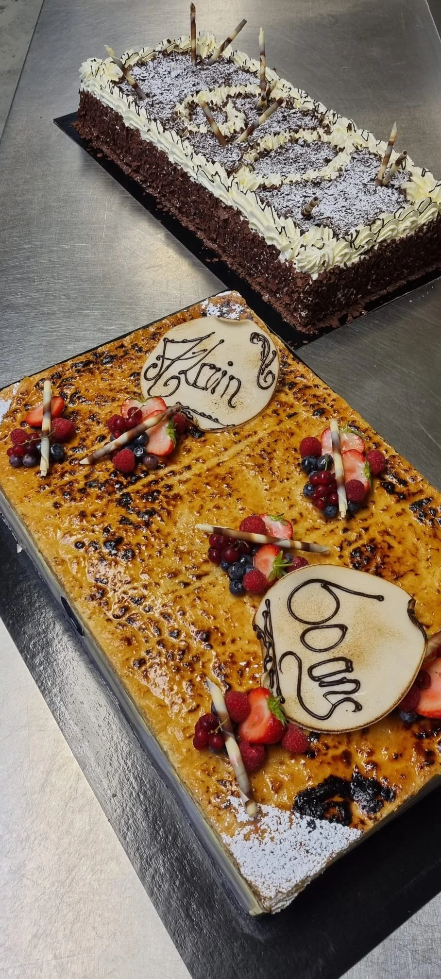 Gâteau d'anniversaire aux fruits de saison