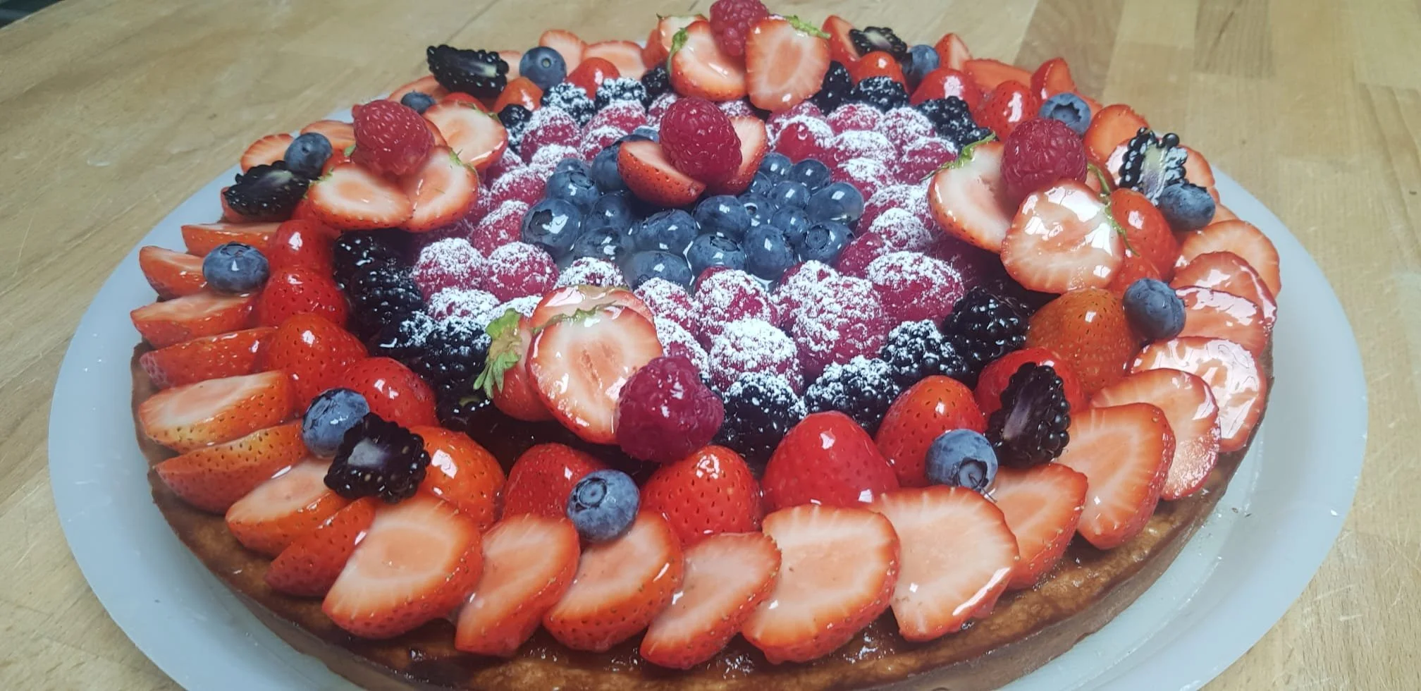 Gâteau aux fruits de saison