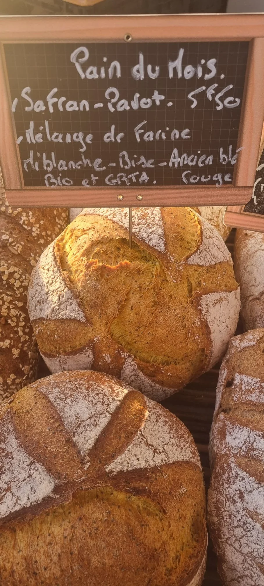 Le pain du mois : Safran - Pavot