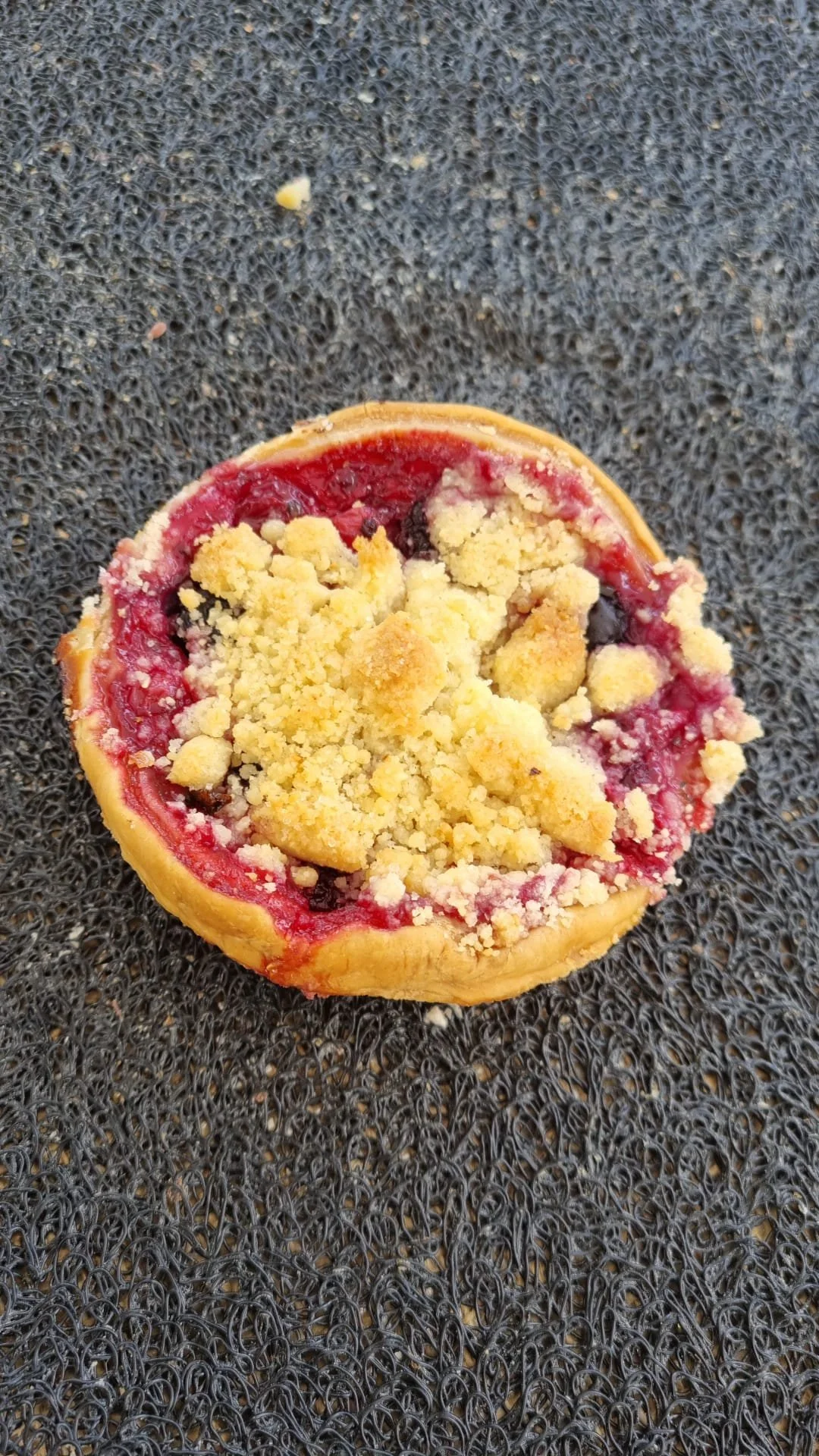 Tartelette crumble aux fruits rouges