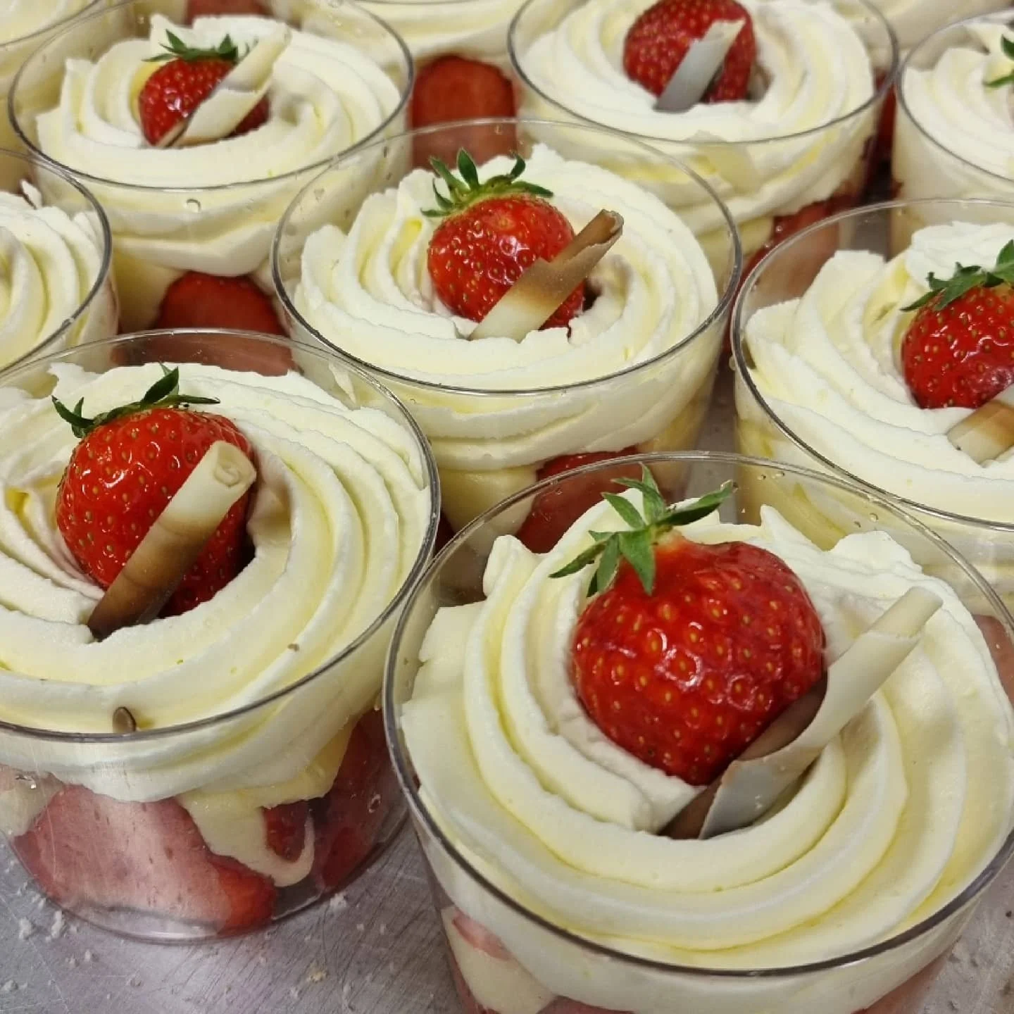 Verrines aux fruits de saison