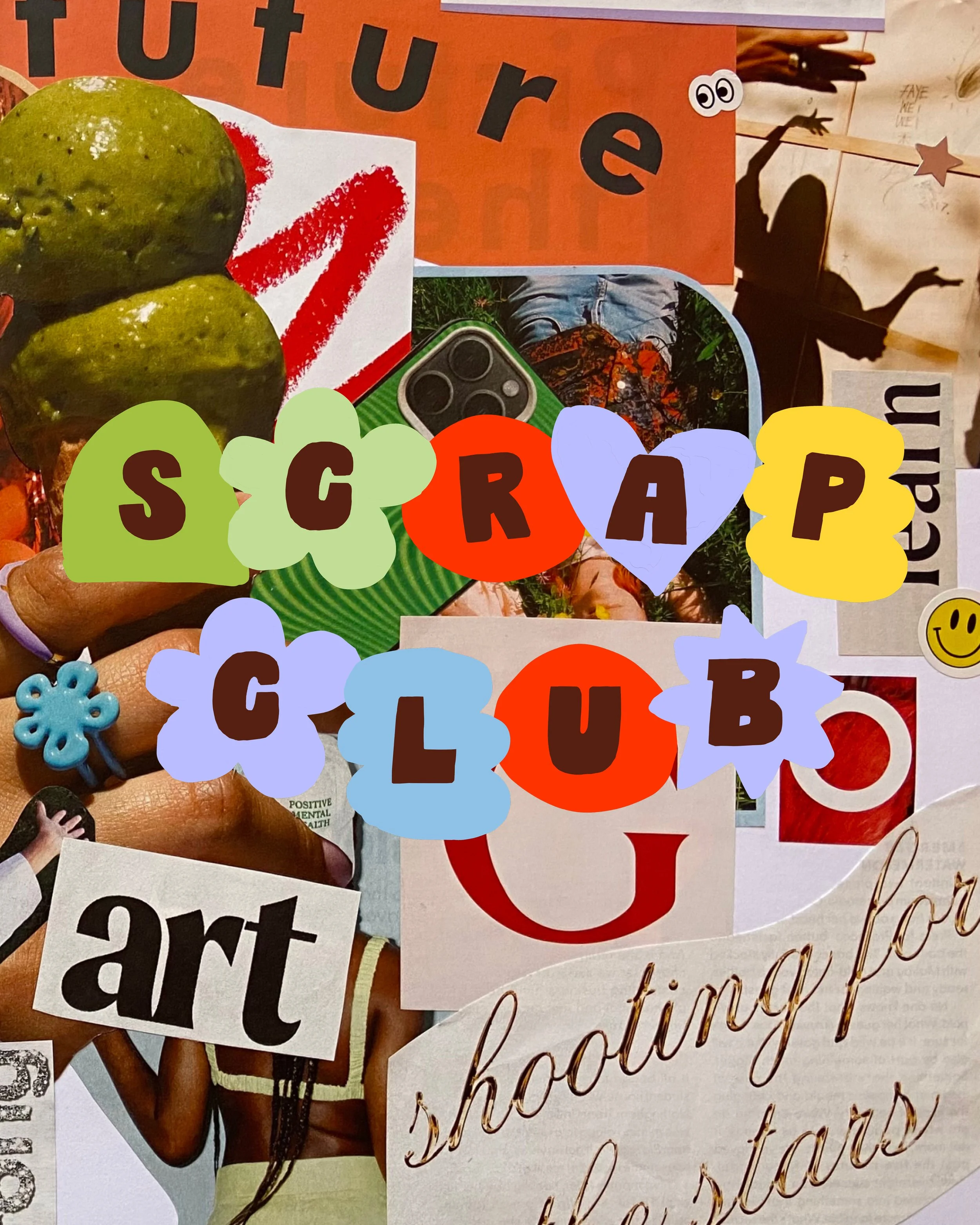 Scrap Club 18+ Crafty Workshop Flyer