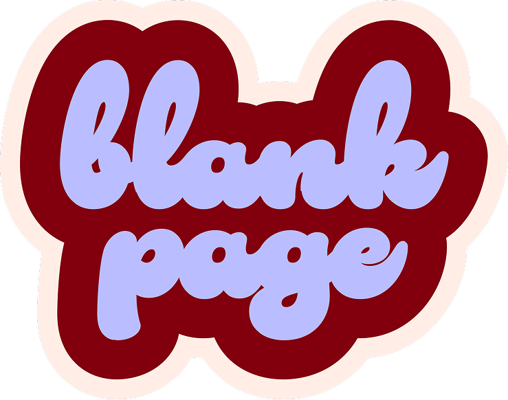 A sticker with the words "thank you" written in light purple cursive font on a dark red cloud-like background with a white outline.