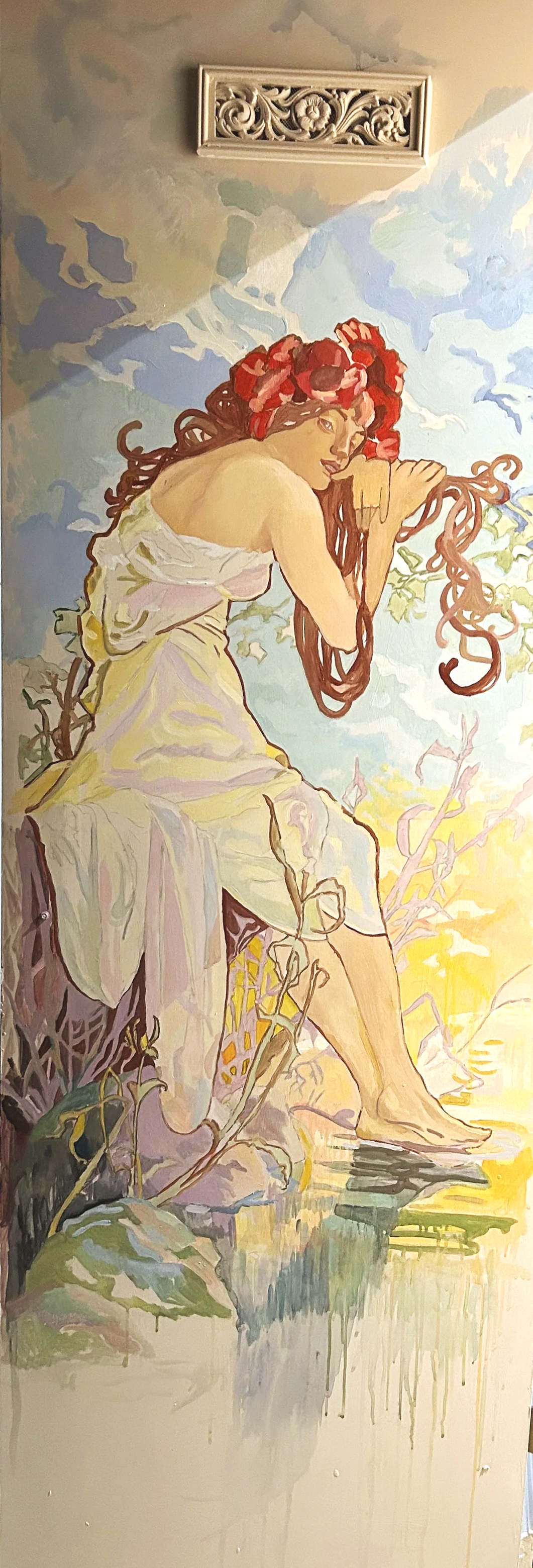 painted internal door