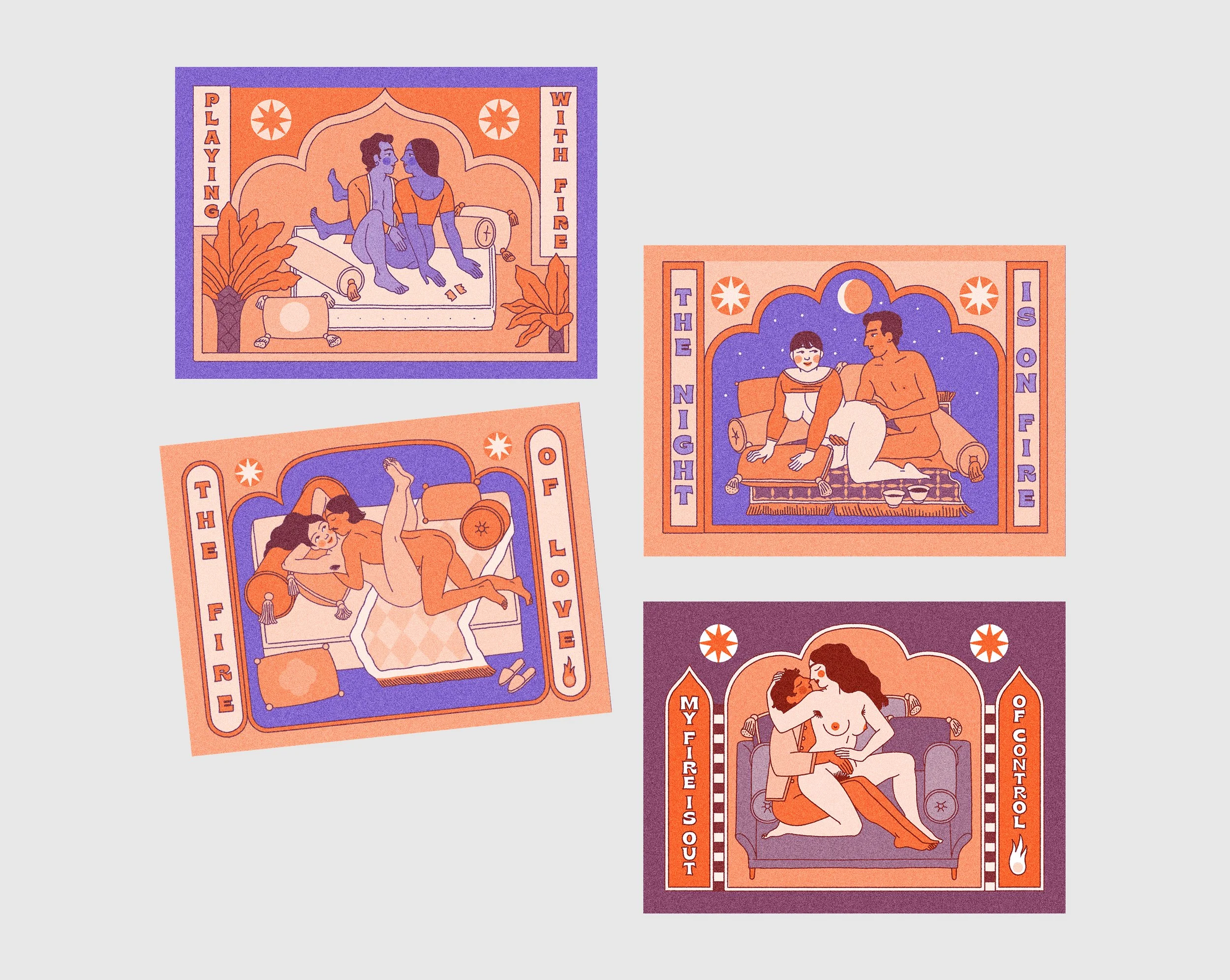 Boîtes d'Allumettes Kamasutra