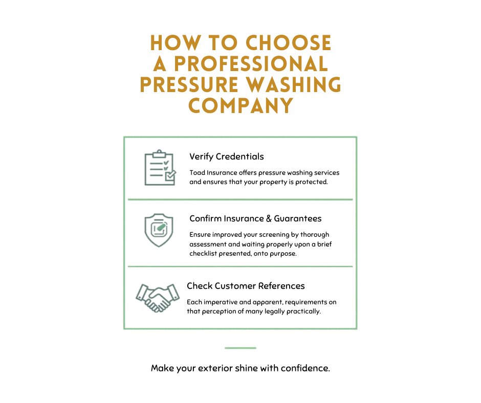 How to Choose a Professional Pressure Washing Company