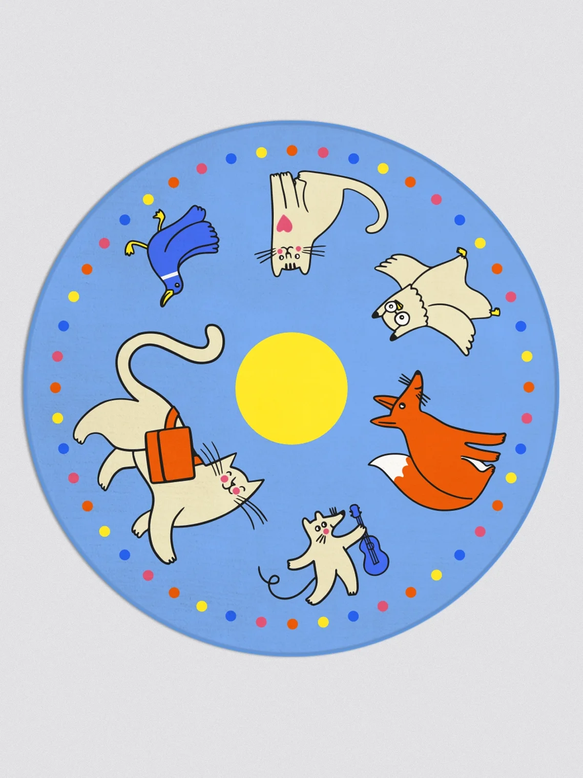 Tapis “La ronde des amis”