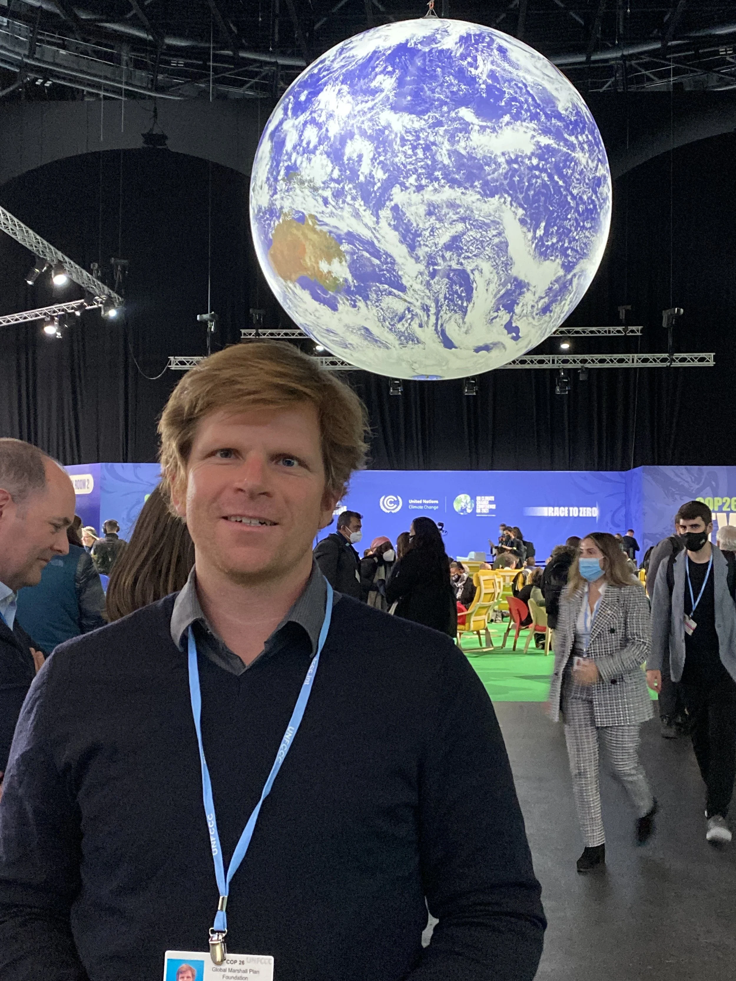 Dr. Martin Köppel bei der Klimakonferenz.